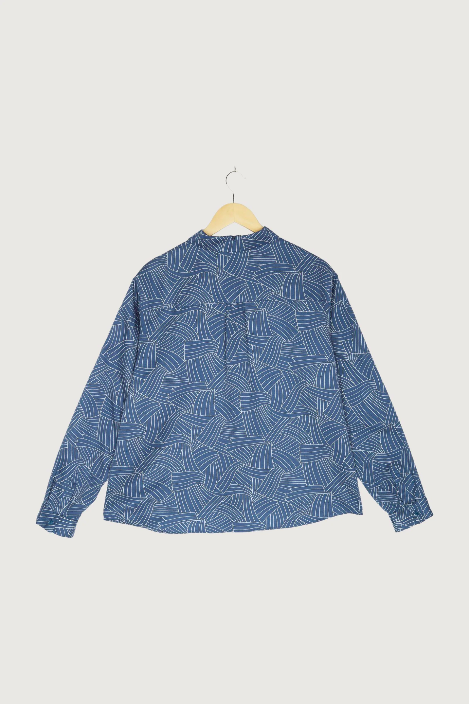 Second Hand Bluse aus Bio-Baumwolle mit Seide und Hanf - Image 2
