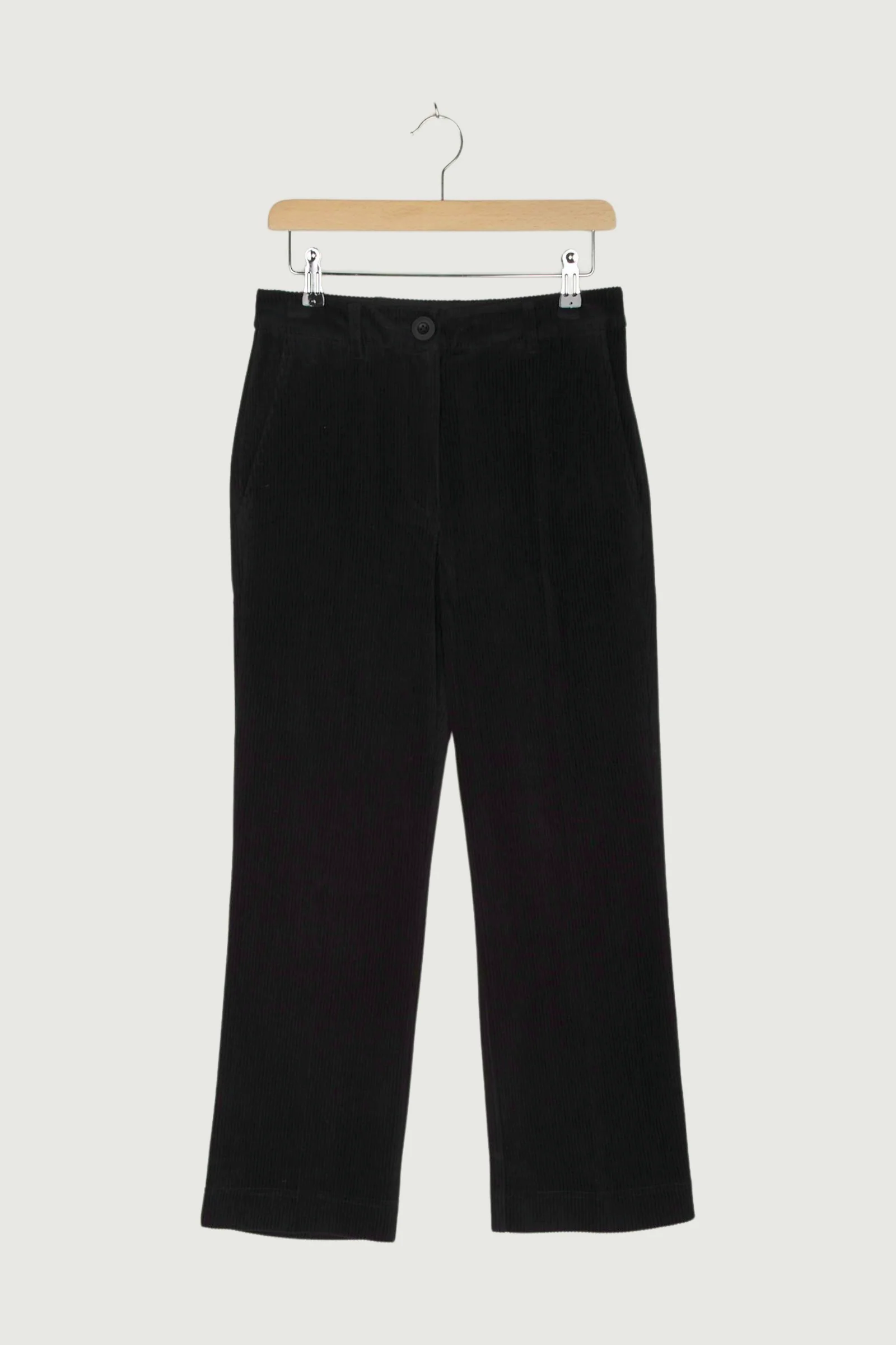 Second Hand Cord-Hose Cropped Flared aus reiner Bio-Baumwolle - Image 4