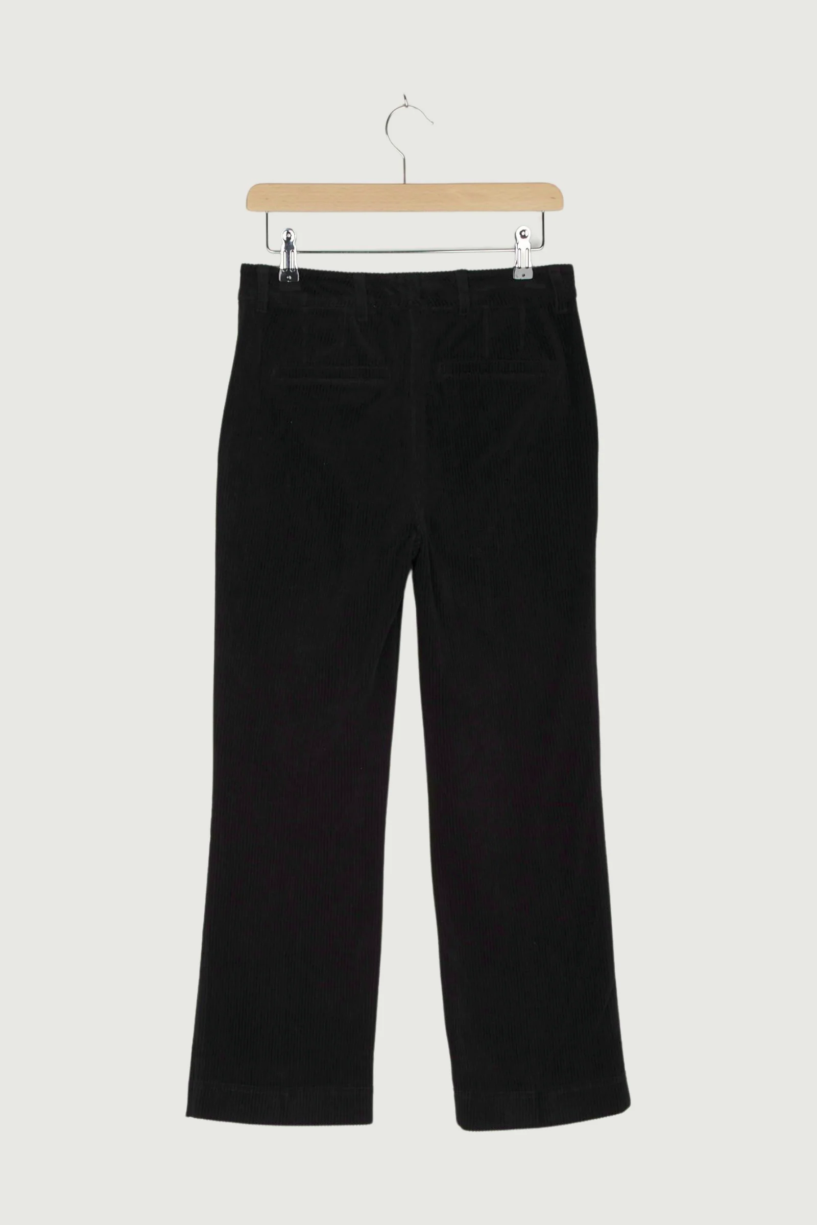 Second Hand Cord-Hose Cropped Flared aus reiner Bio-Baumwolle - Image 5