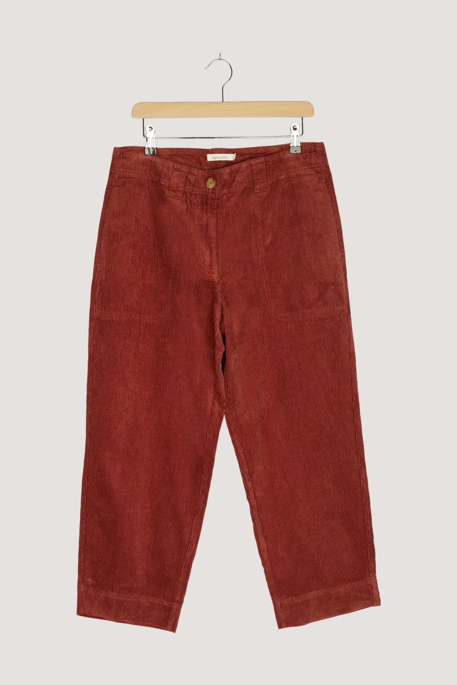 Secondhand Cordhose aus Hanf mit Bio-Baumwolle