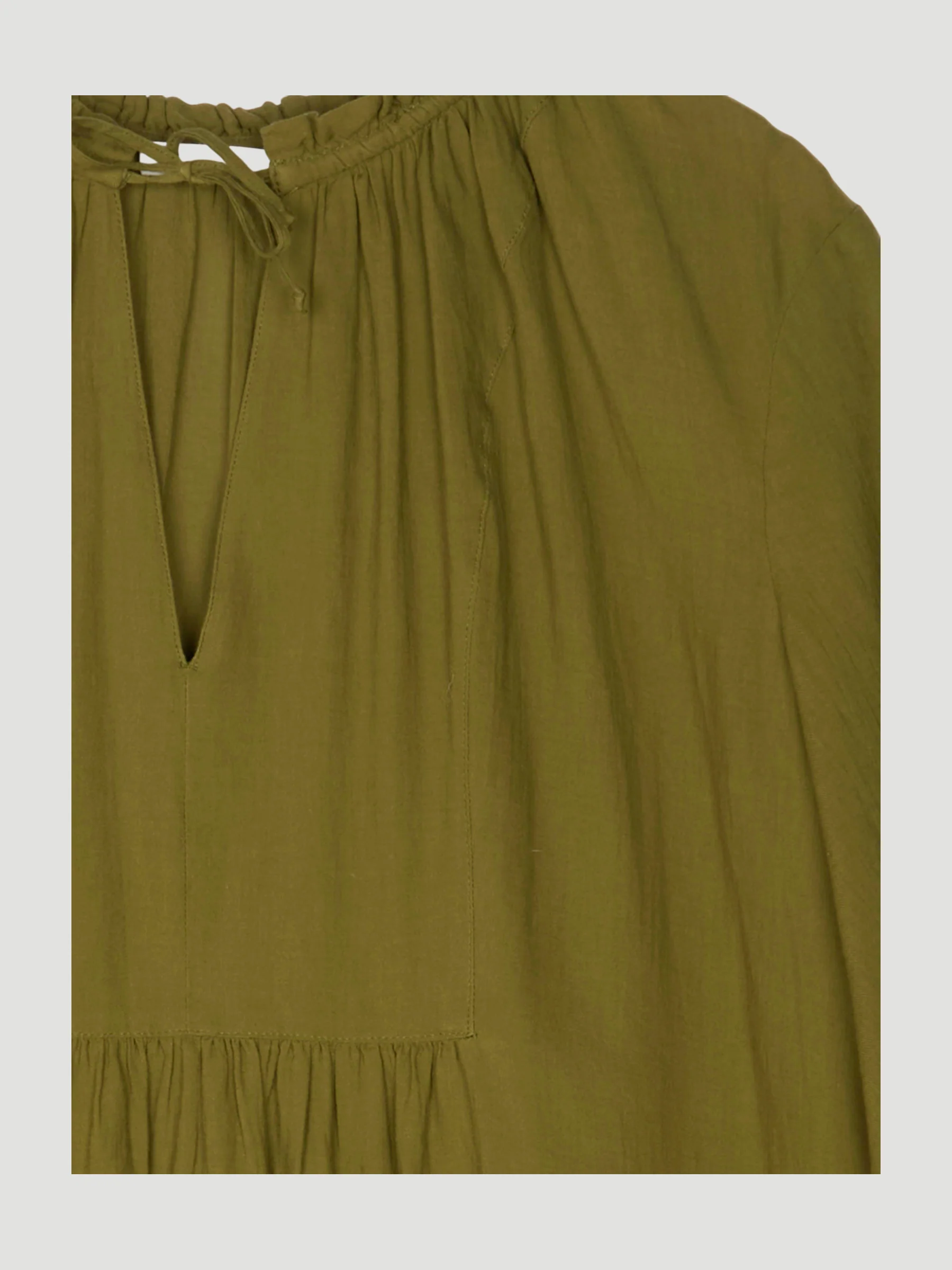 Second Hand Crêpe-Kleid aus reiner Bio-Baumwolle - Image 3