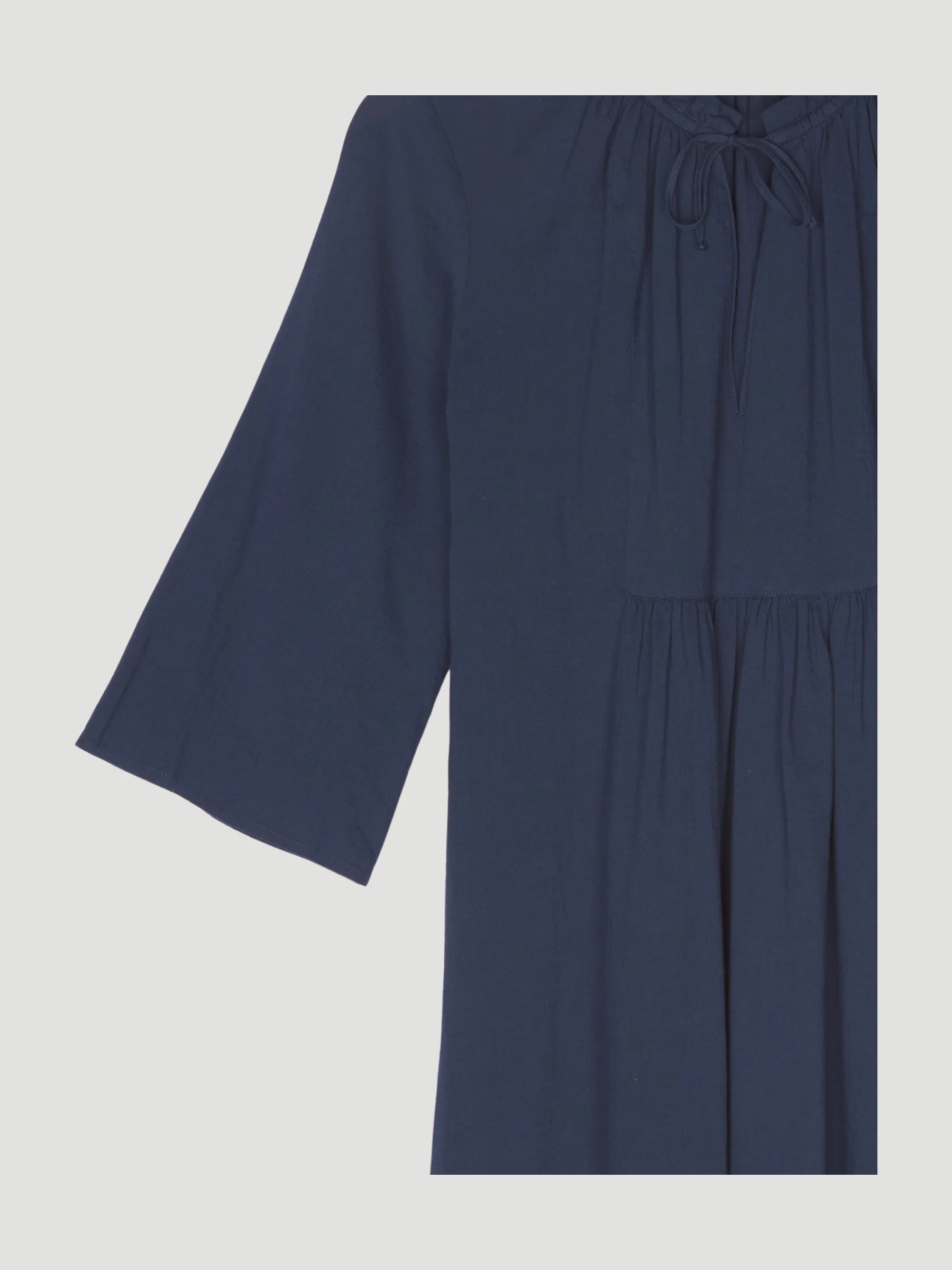 Second Hand Crêpe-Kleid aus reiner Bio-Baumwolle - Image 6