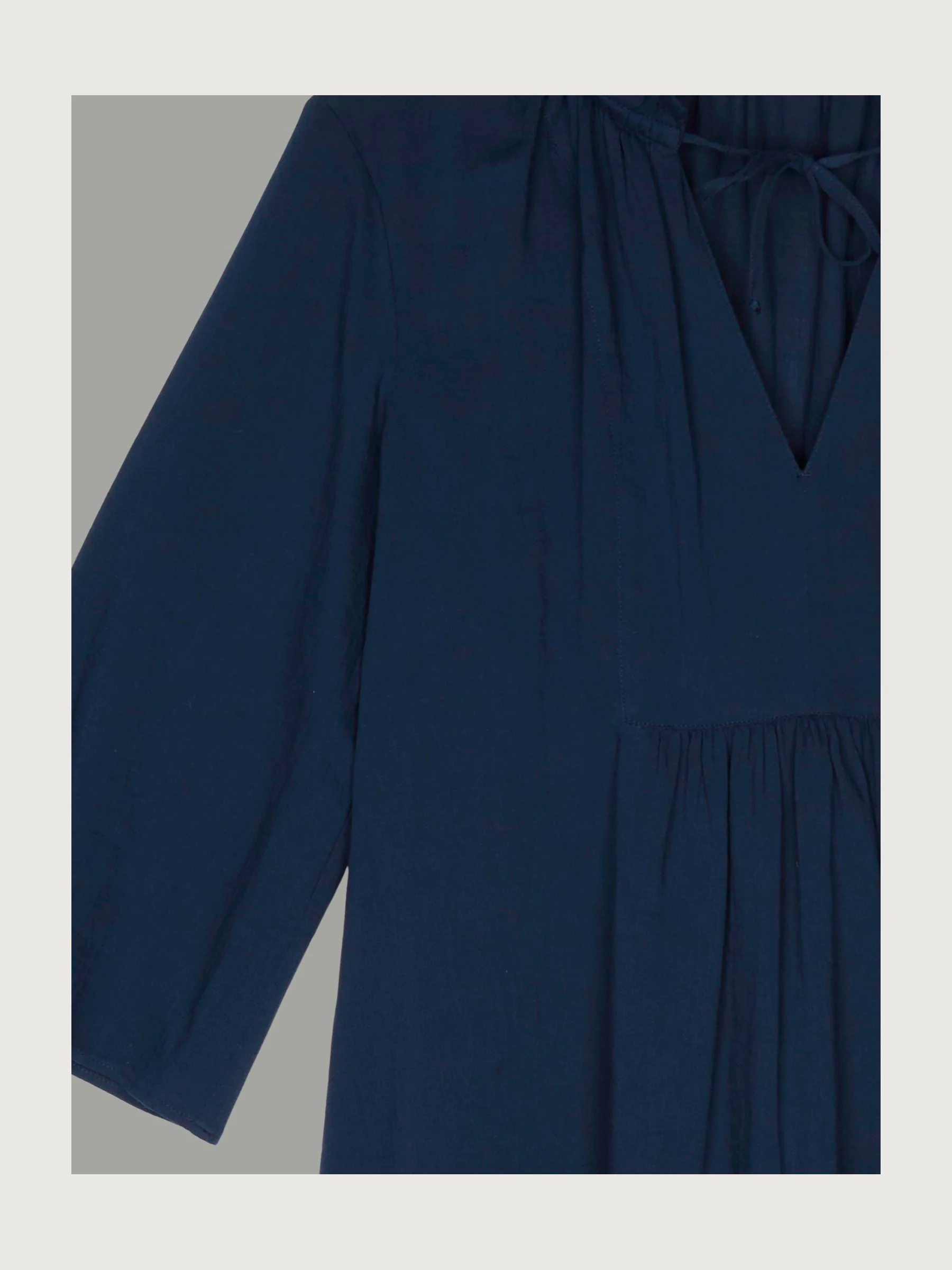 Second Hand Crêpe-Kleid aus reiner Bio-Baumwolle - Image 9