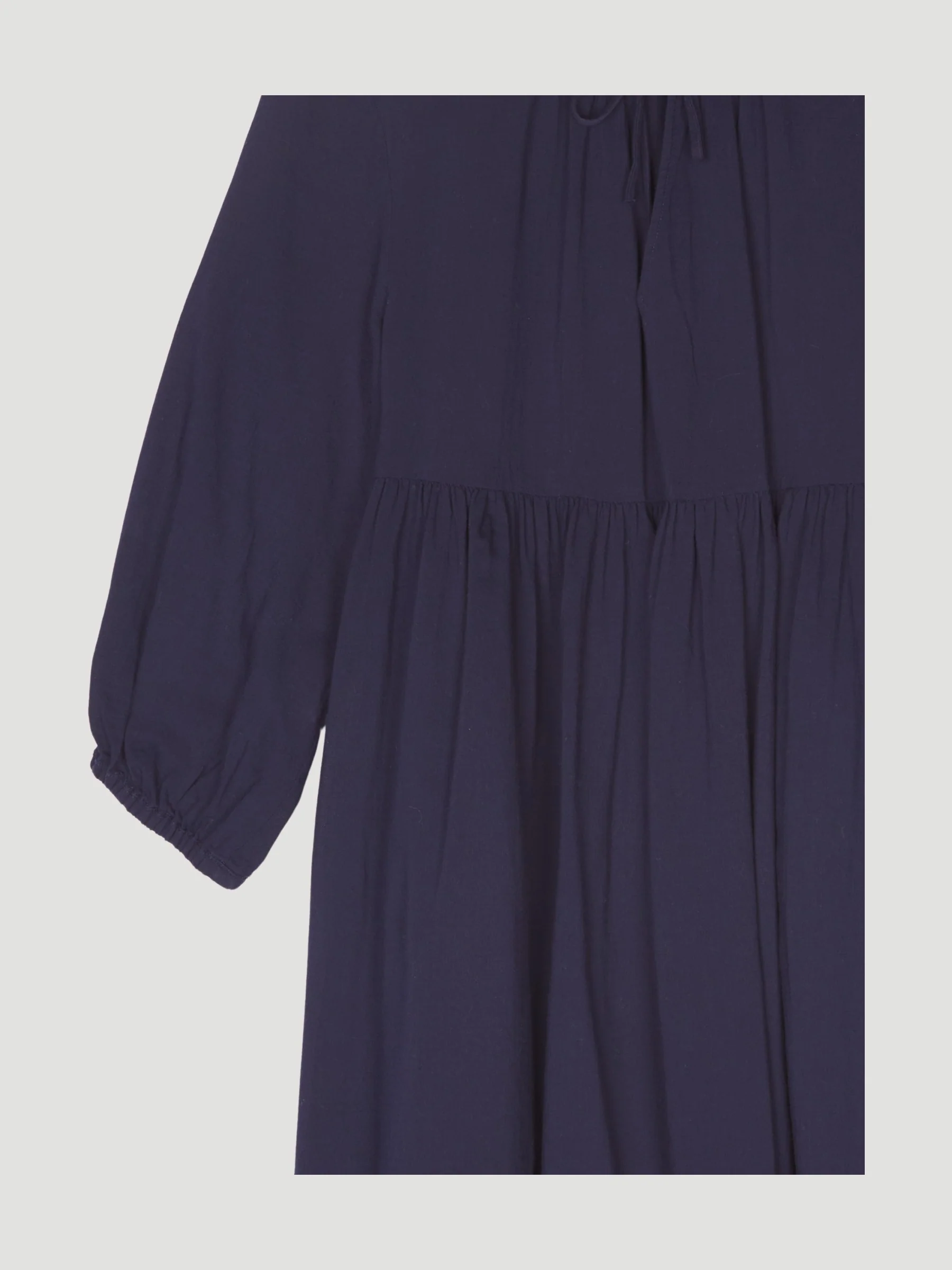 Second Hand Crêpe-Kleid aus reiner Bio-Baumwolle - Image 3
