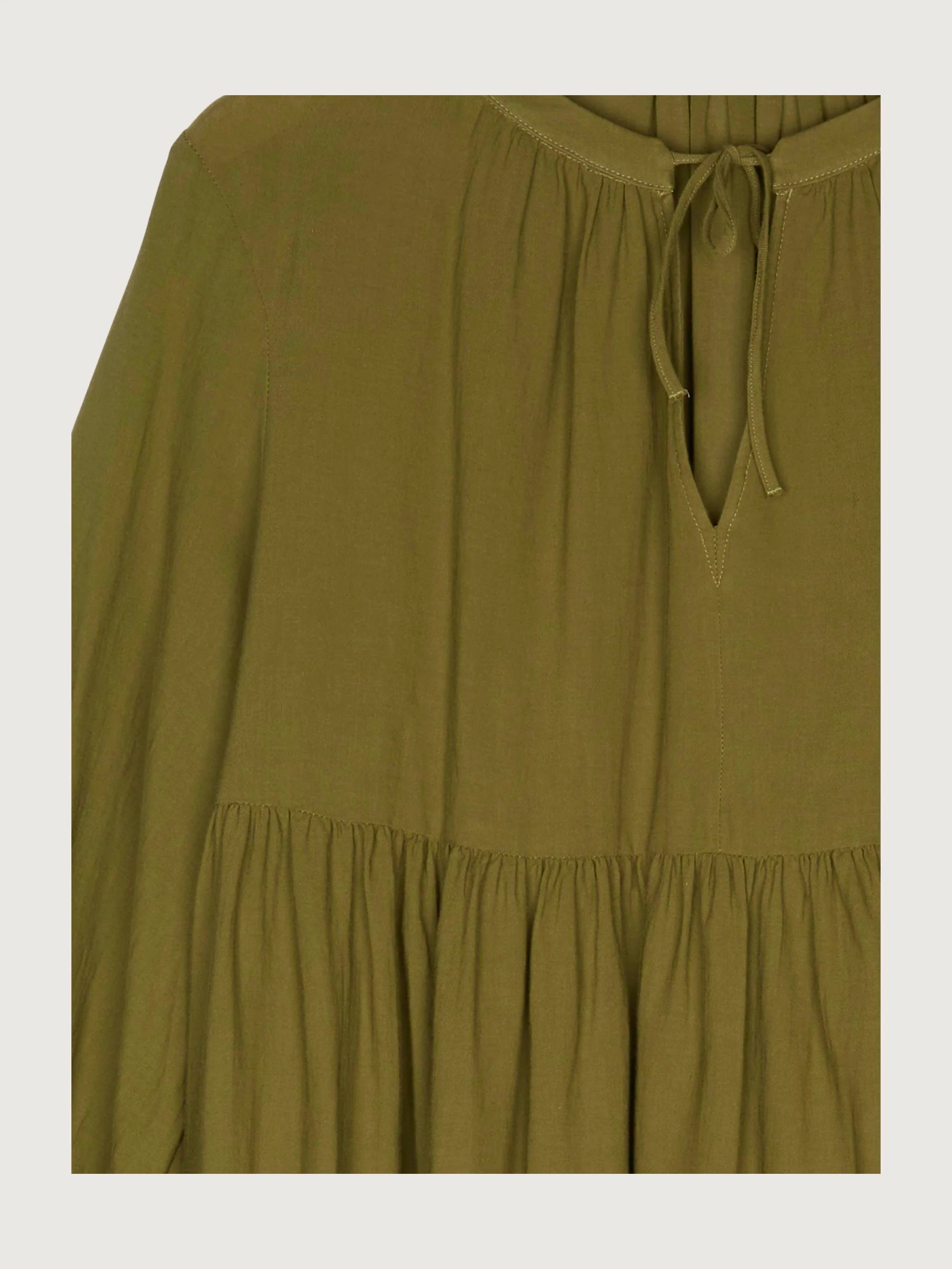 Second Hand Crêpe-Kleid aus reiner Bio-Baumwolle - Image 6