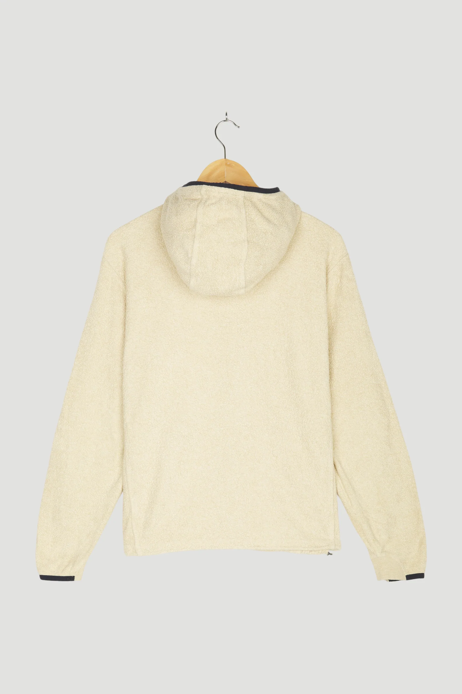 Second Hand Fleece-Kapuzenjacke aus reiner Bio-Baumwolle - Image 2