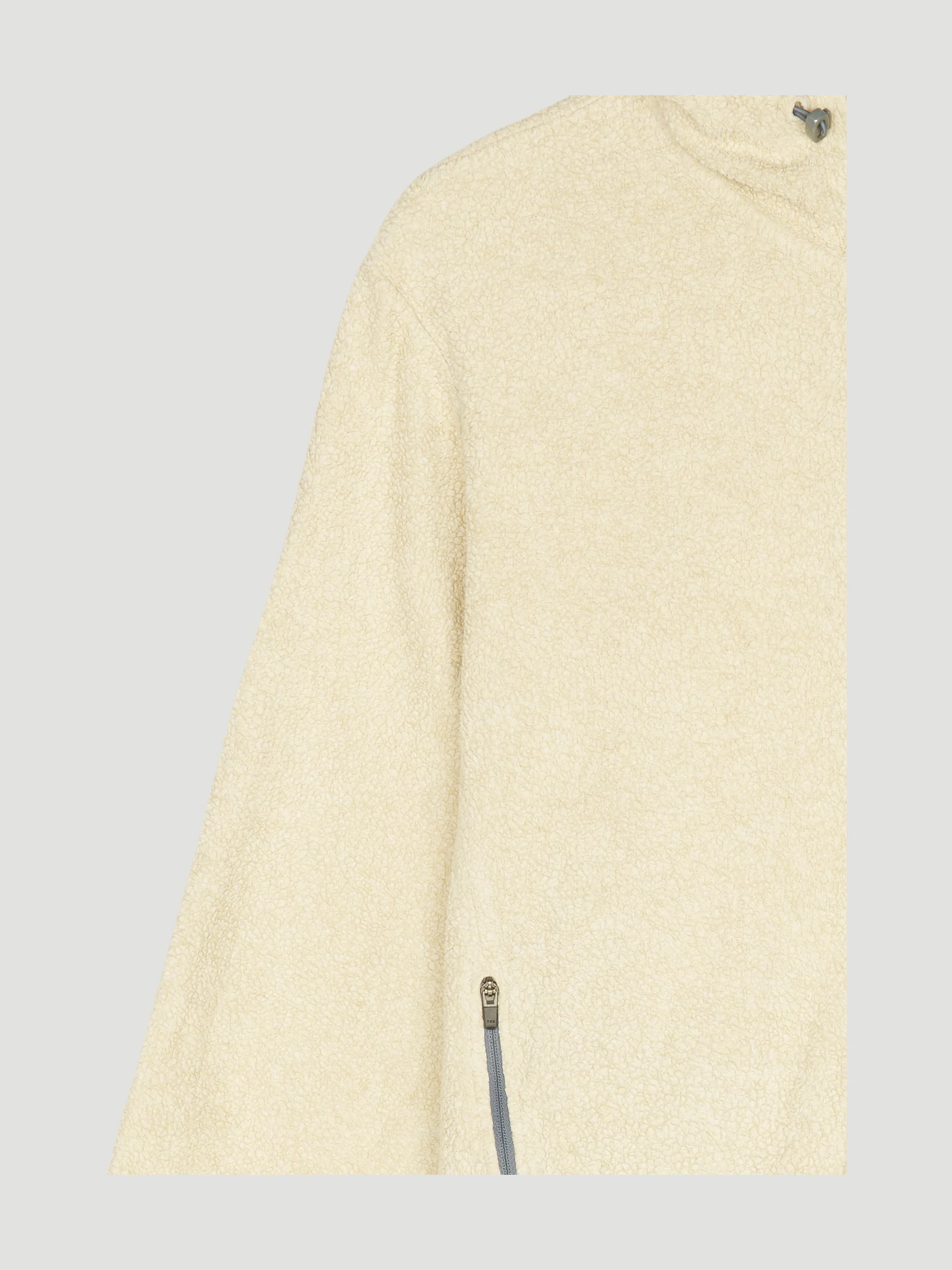 Second Hand Fleece-Kapuzenjacke aus reiner Bio-Baumwolle - Image 3