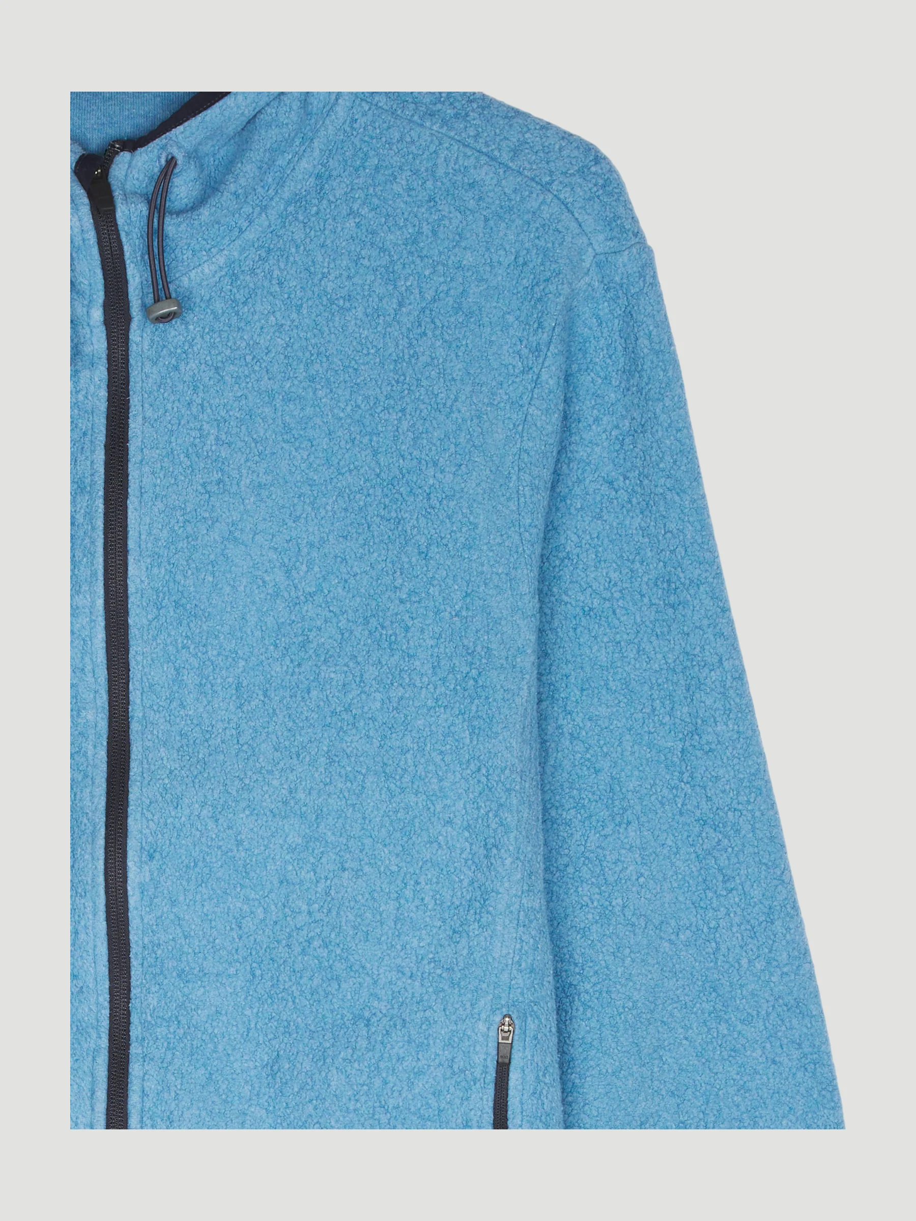 Second Hand Fleece-Kapuzenjacke aus reiner Bio-Baumwolle - Image 7