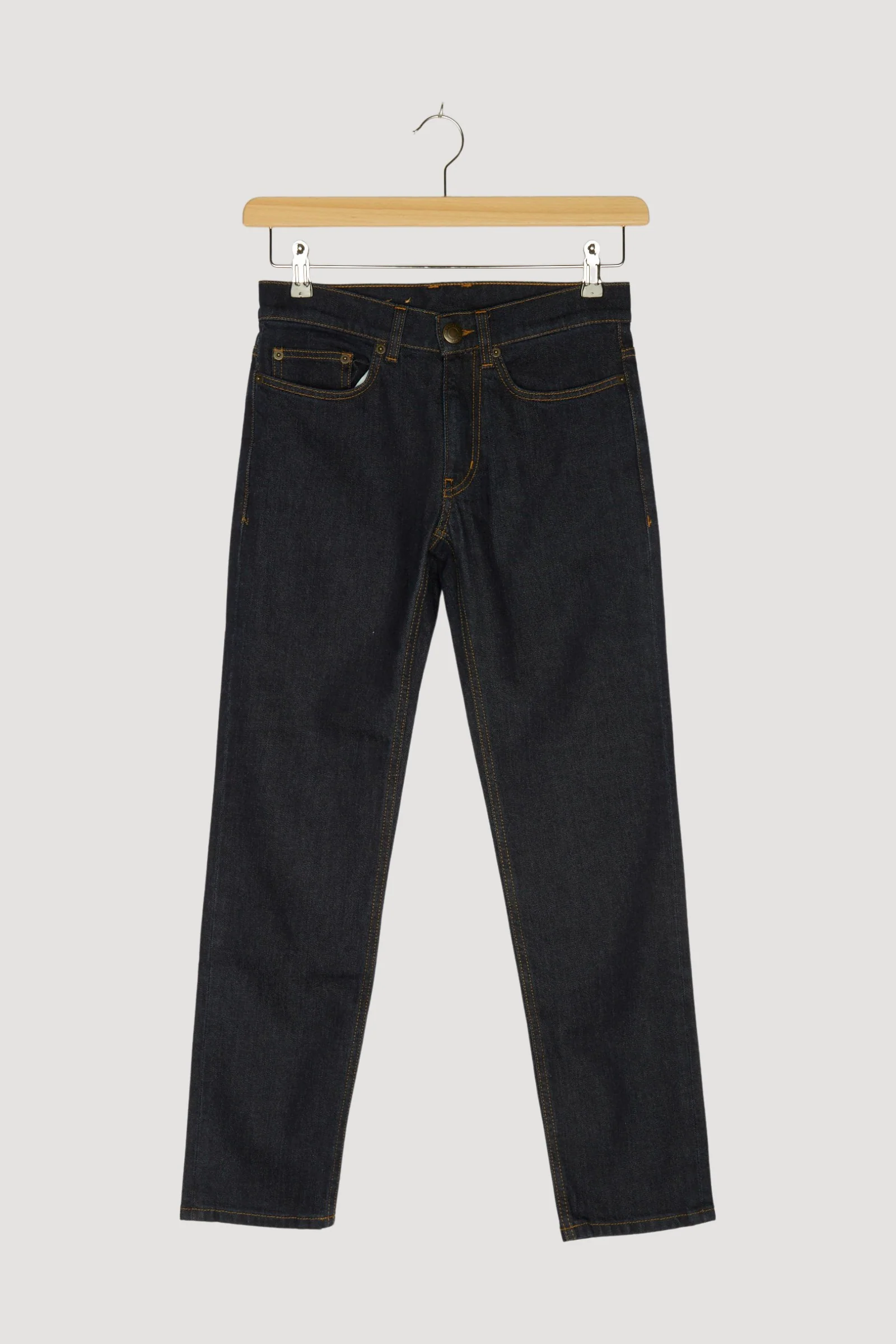 Second Hand Jeans Ben Straight Fit aus Bio-Denim mit Schurwolle