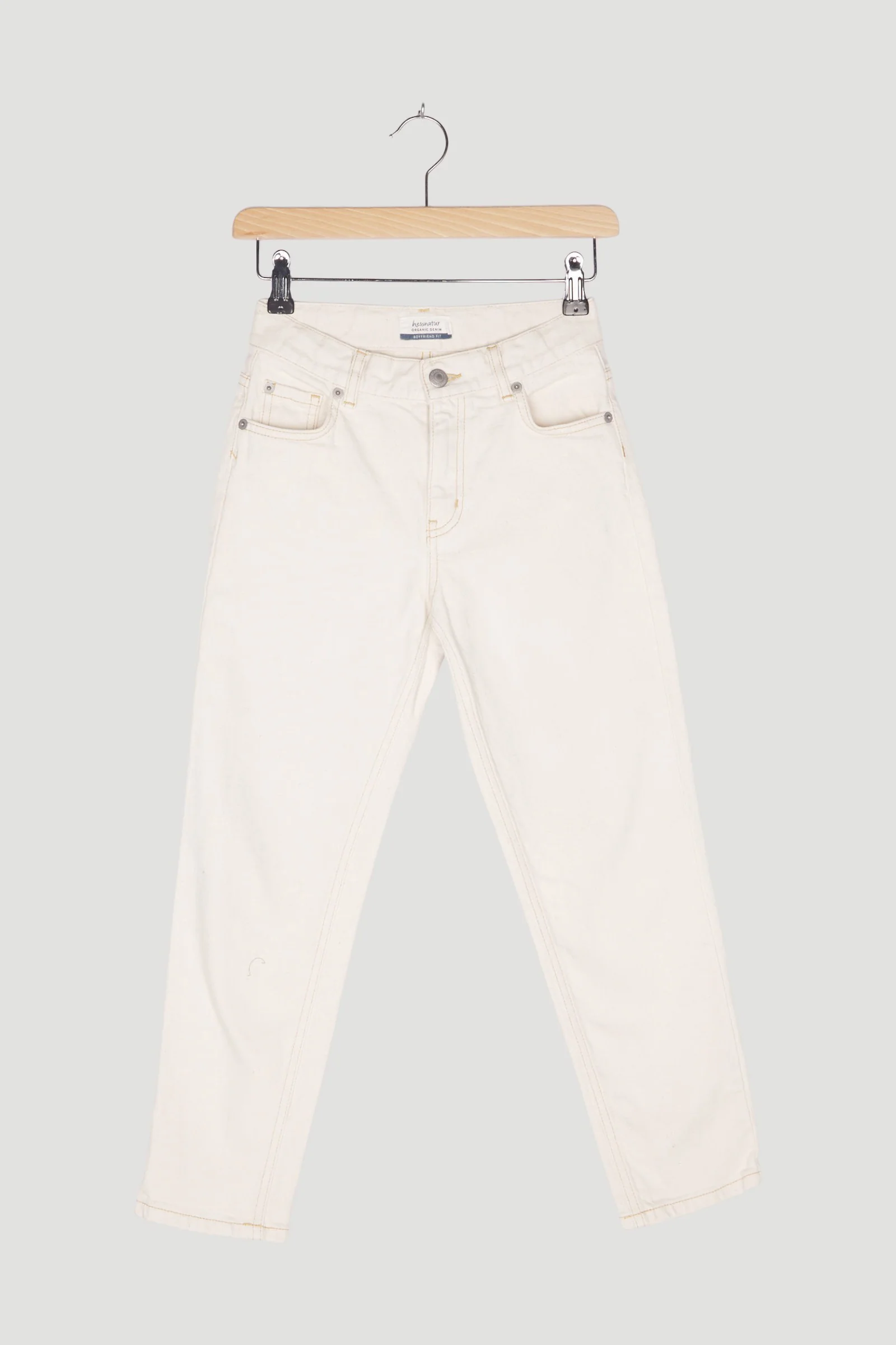 Second Hand Jeans ungefärbt aus Bio-Baumwolle mit Hanf - Image 4