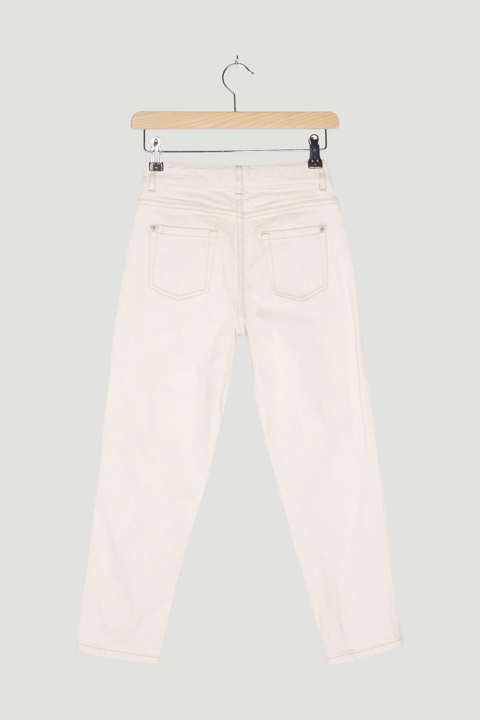 Second Hand Jeans ungefärbt aus Bio-Baumwolle mit Hanf - Image 5