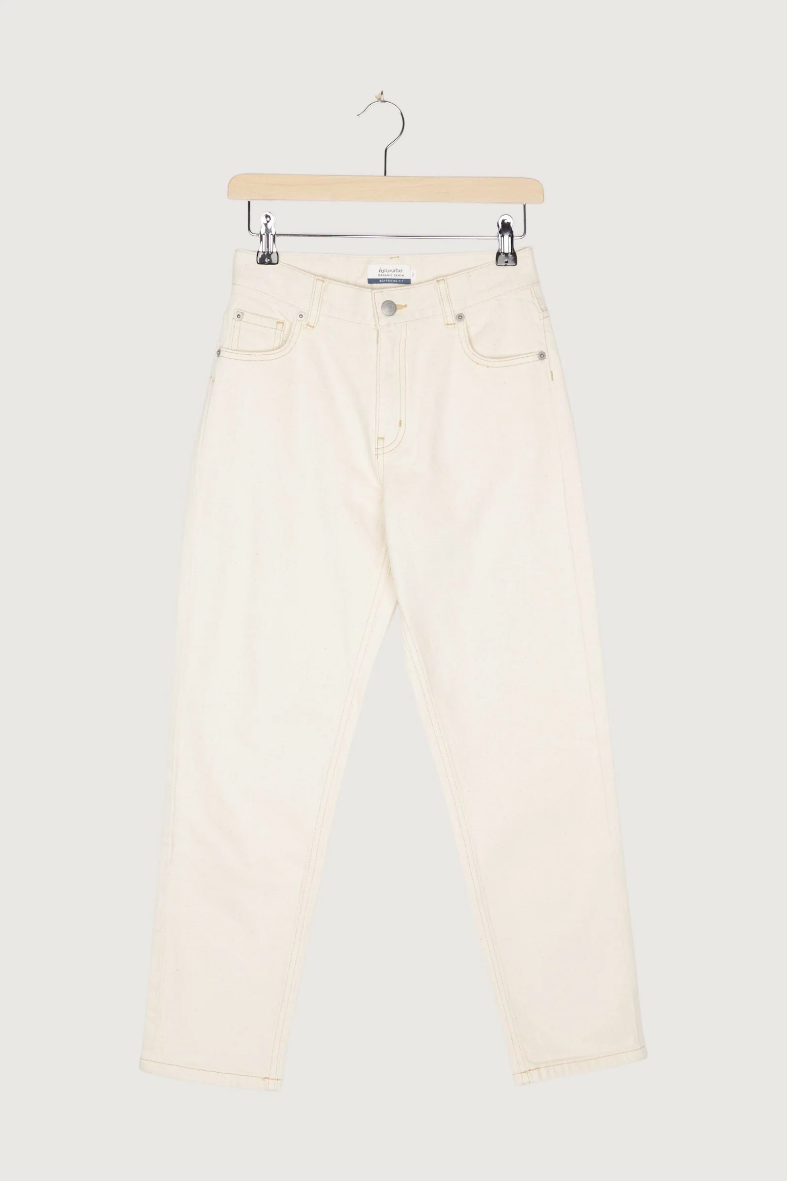 Second Hand Jeans ungefärbt aus Bio-Baumwolle mit Hanf - Image 7