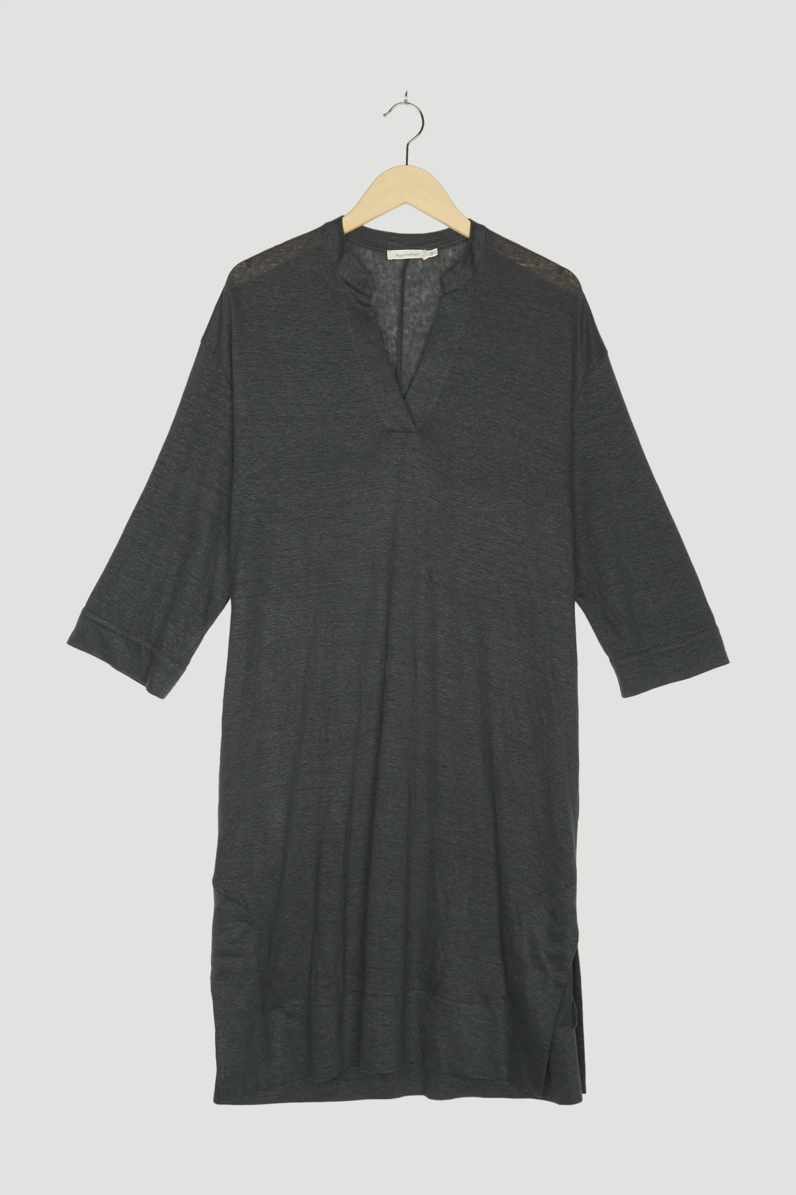 Second Hand Jersey-Kleid aus reinem Leinen