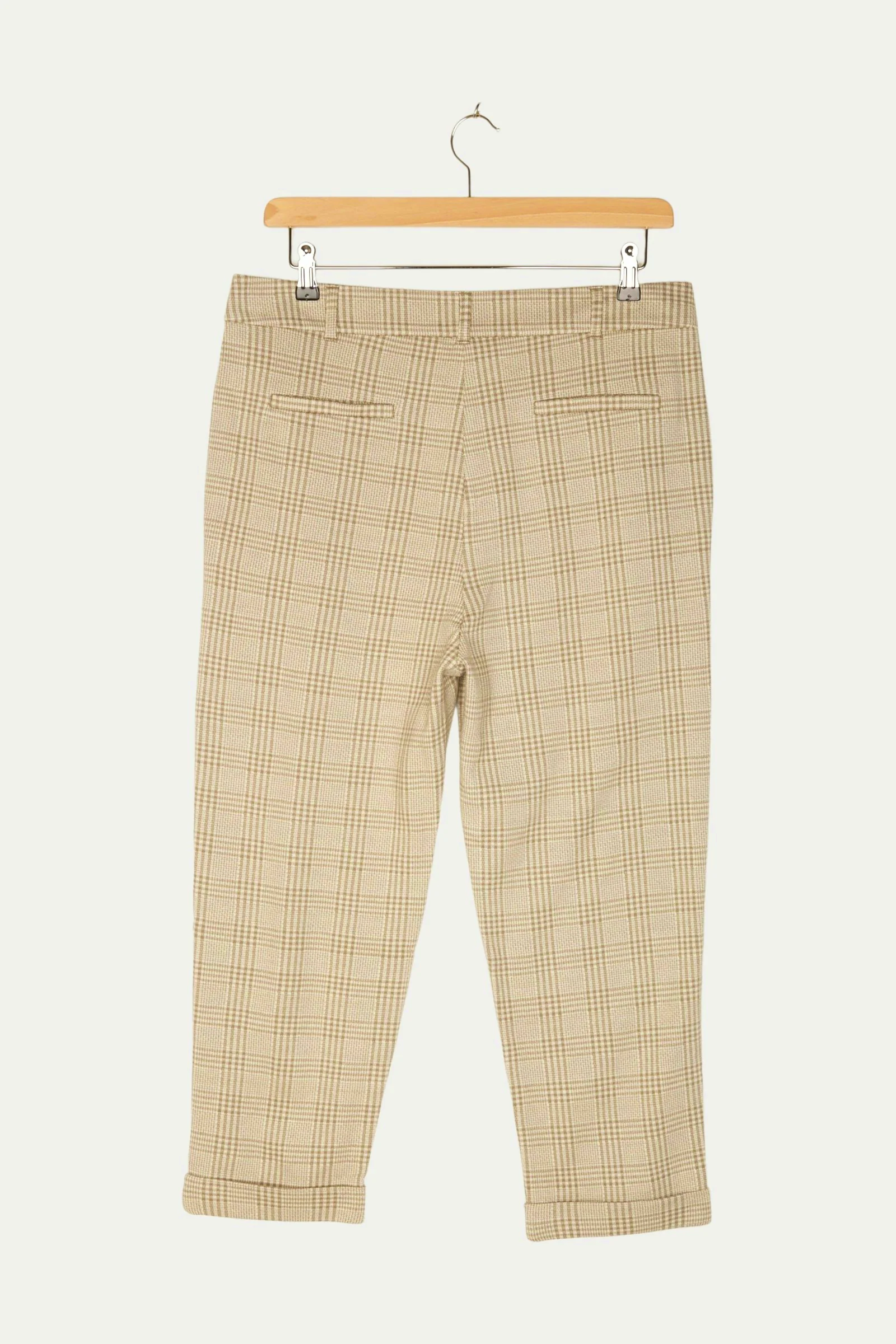 Secondhand Karierte Jersey-Hose aus Bio-Baumwolle - Image 5
