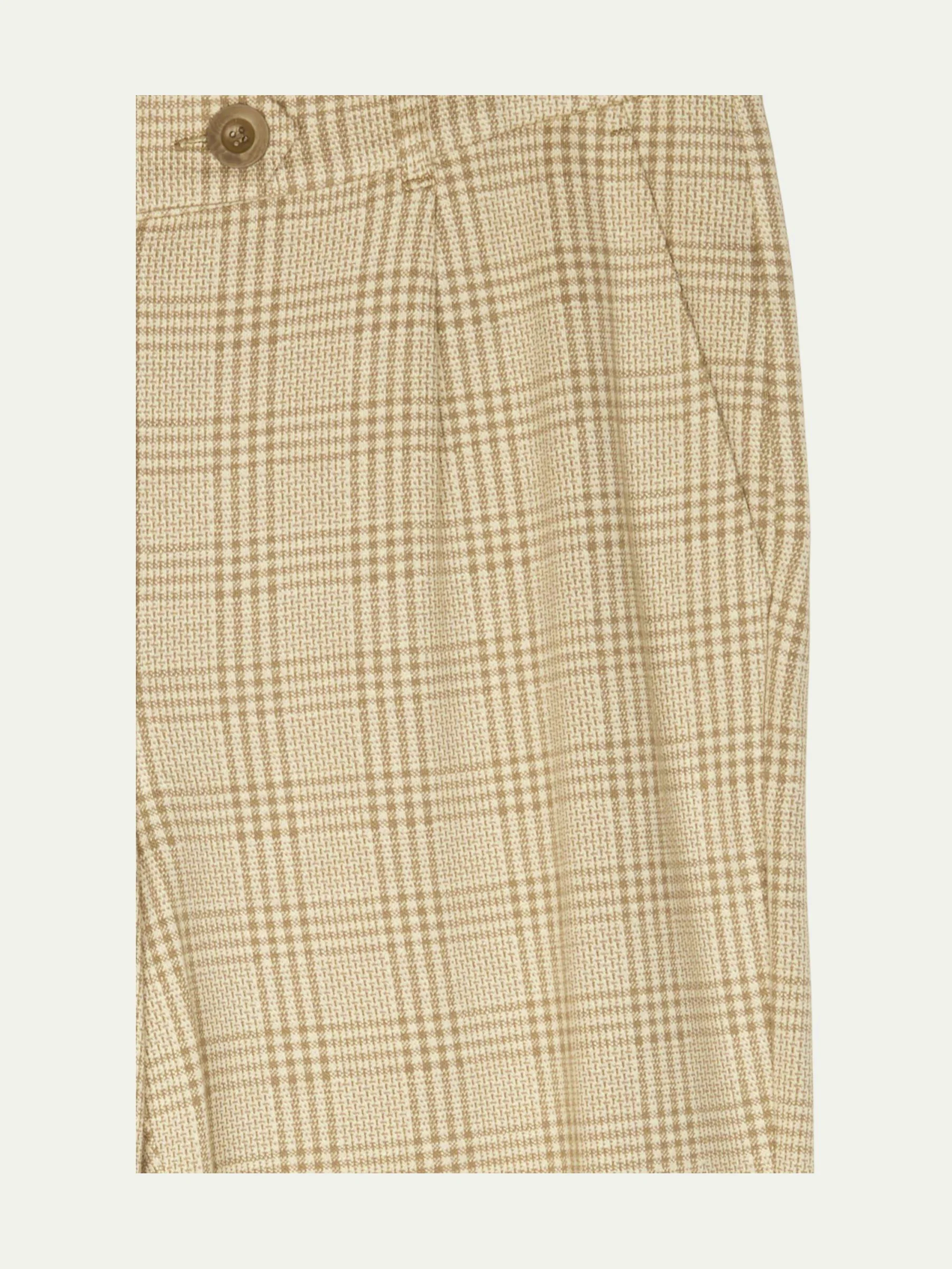 Secondhand Karierte Jersey-Hose aus Bio-Baumwolle - Image 6
