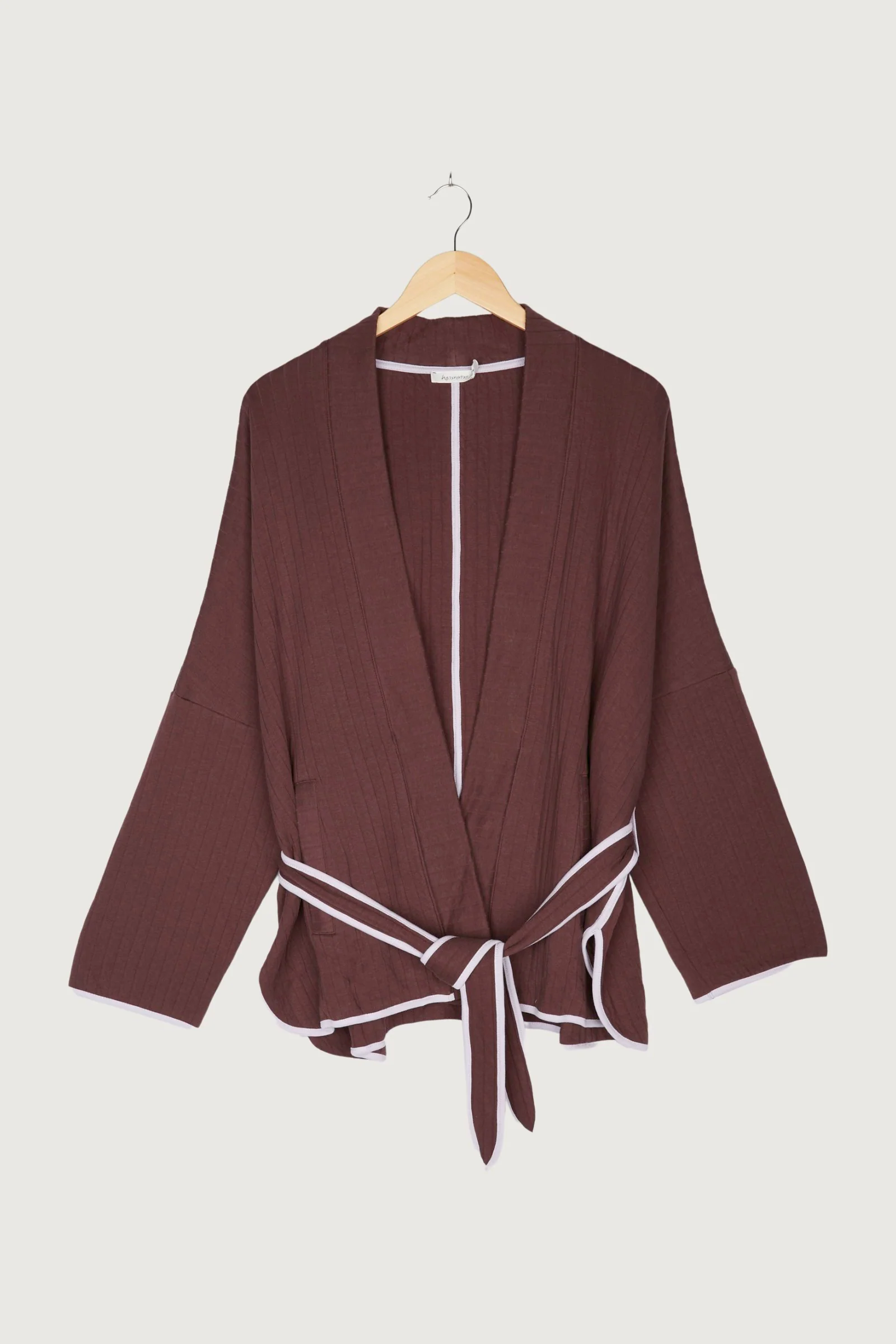 Second Hand Kimono-Jacke aus reiner Bio-Baumwolle - Image 6