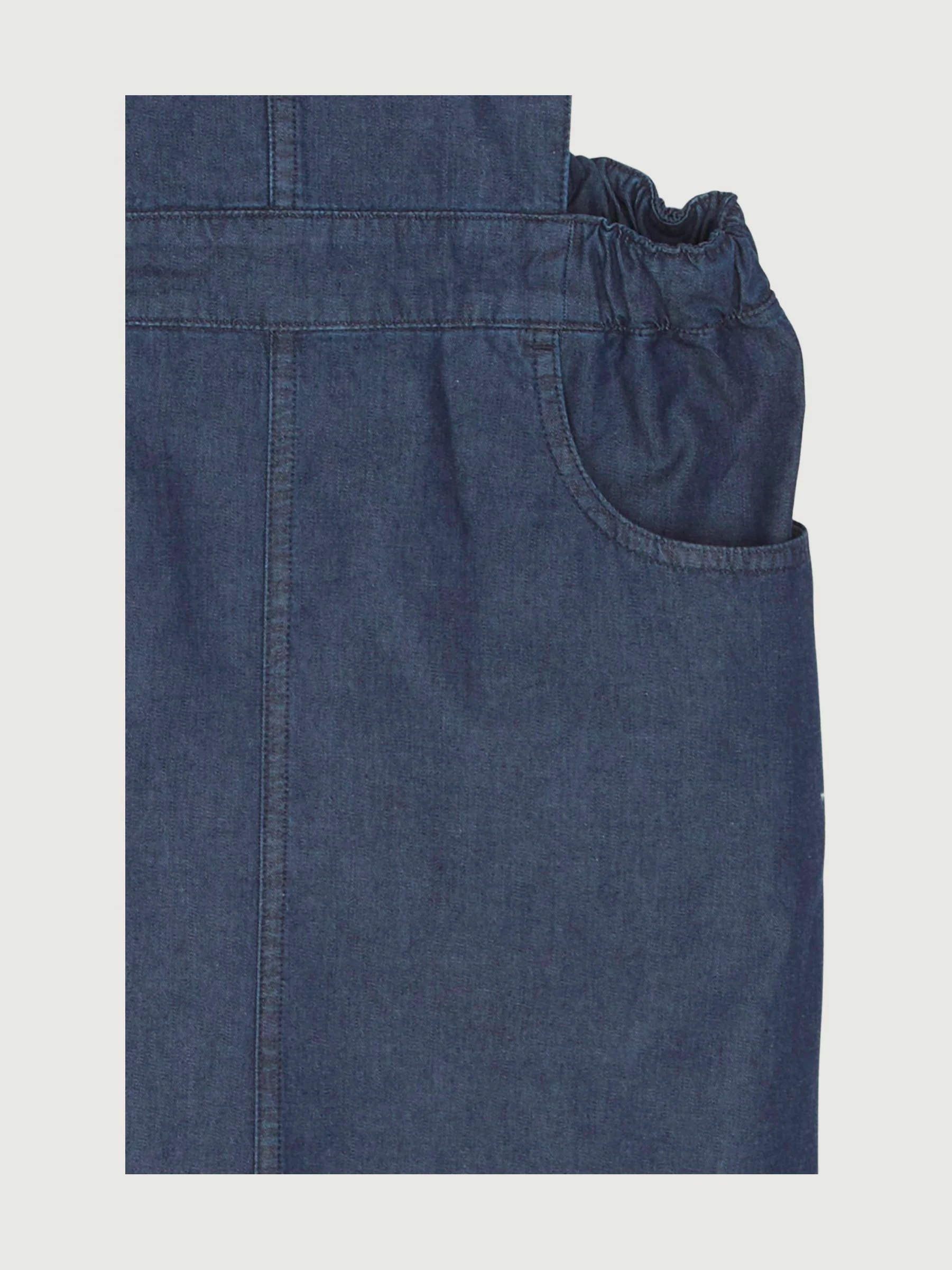 Second Hand Latzkleid aus reinem Bio-Denim - Image 3