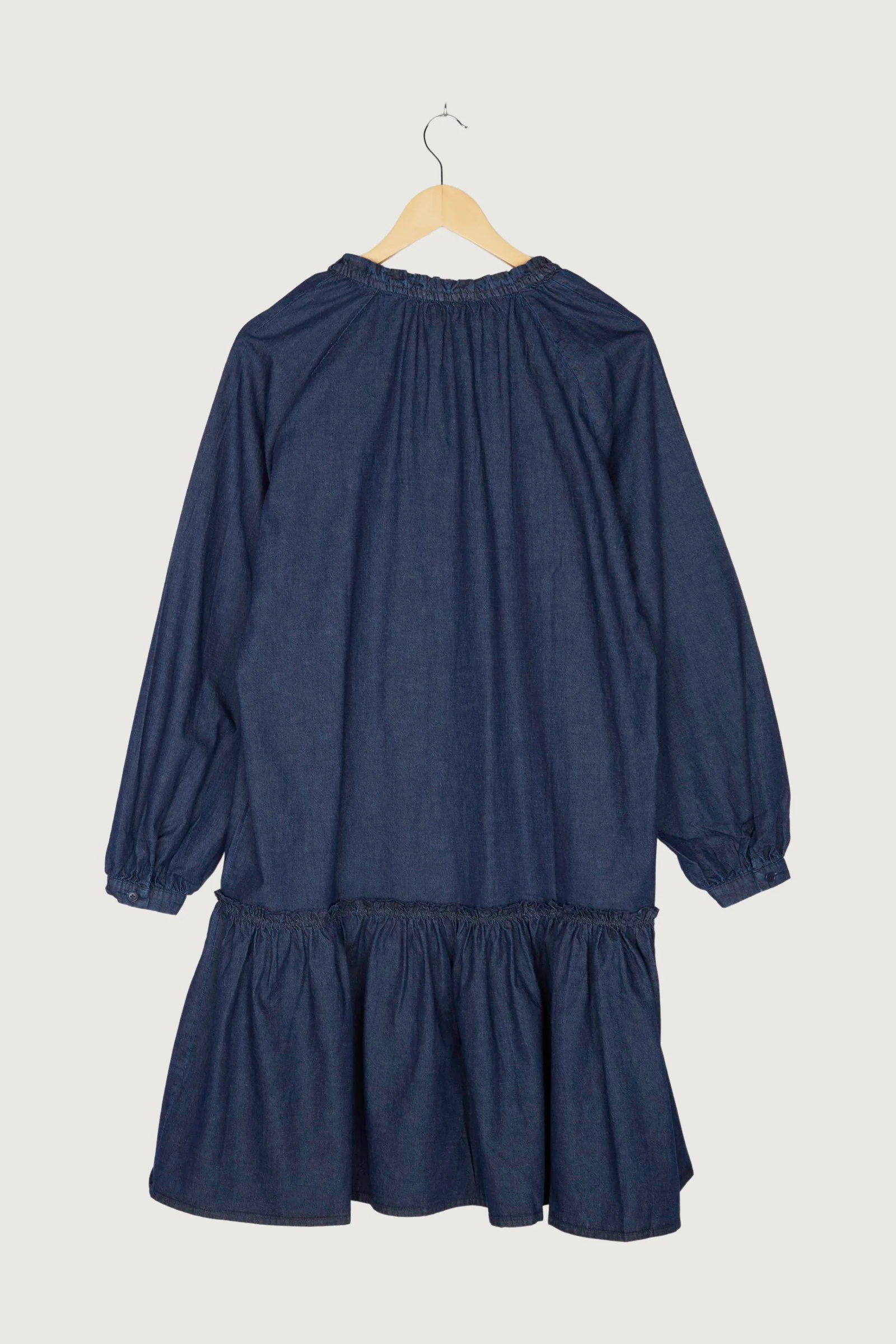 Second Hand Light Denim Kleid aus Bio-Baumwolle mit Leinen - Image 2