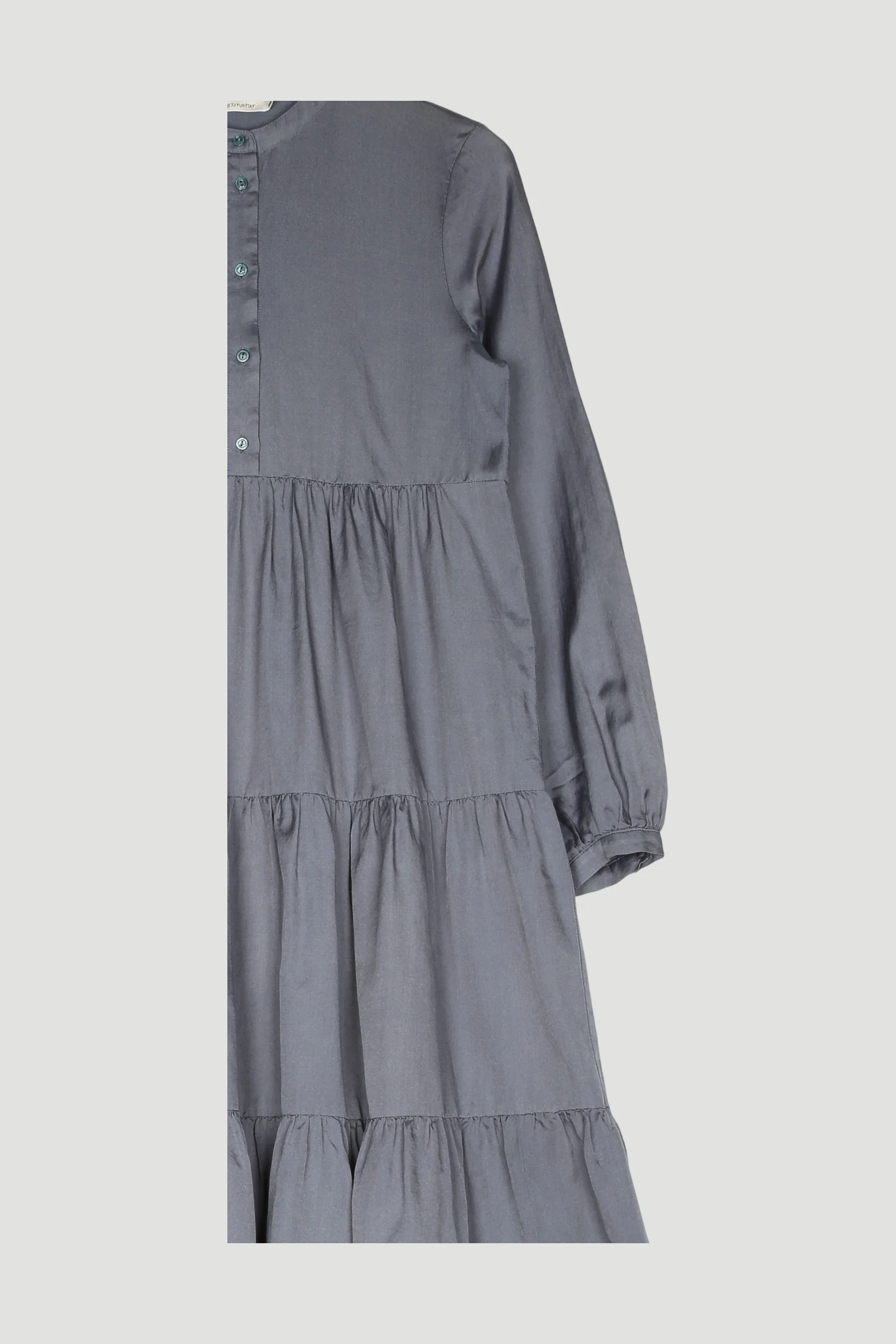 Second Hand Midi-Kleid aus Bio-Baumwolle mit Seide - Image 3