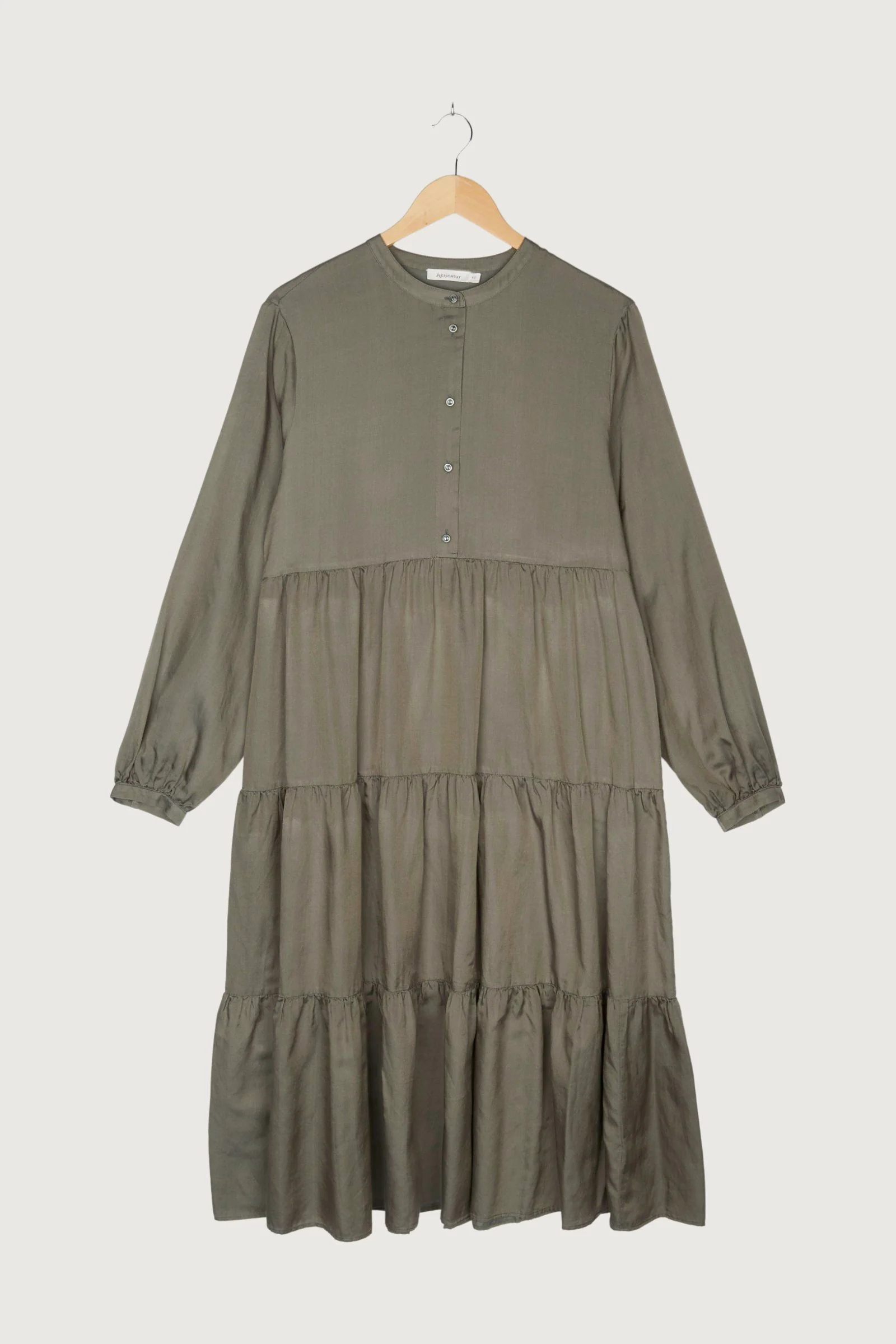 Second Hand Midi-Kleid aus Bio-Baumwolle mit Seide - Image 4