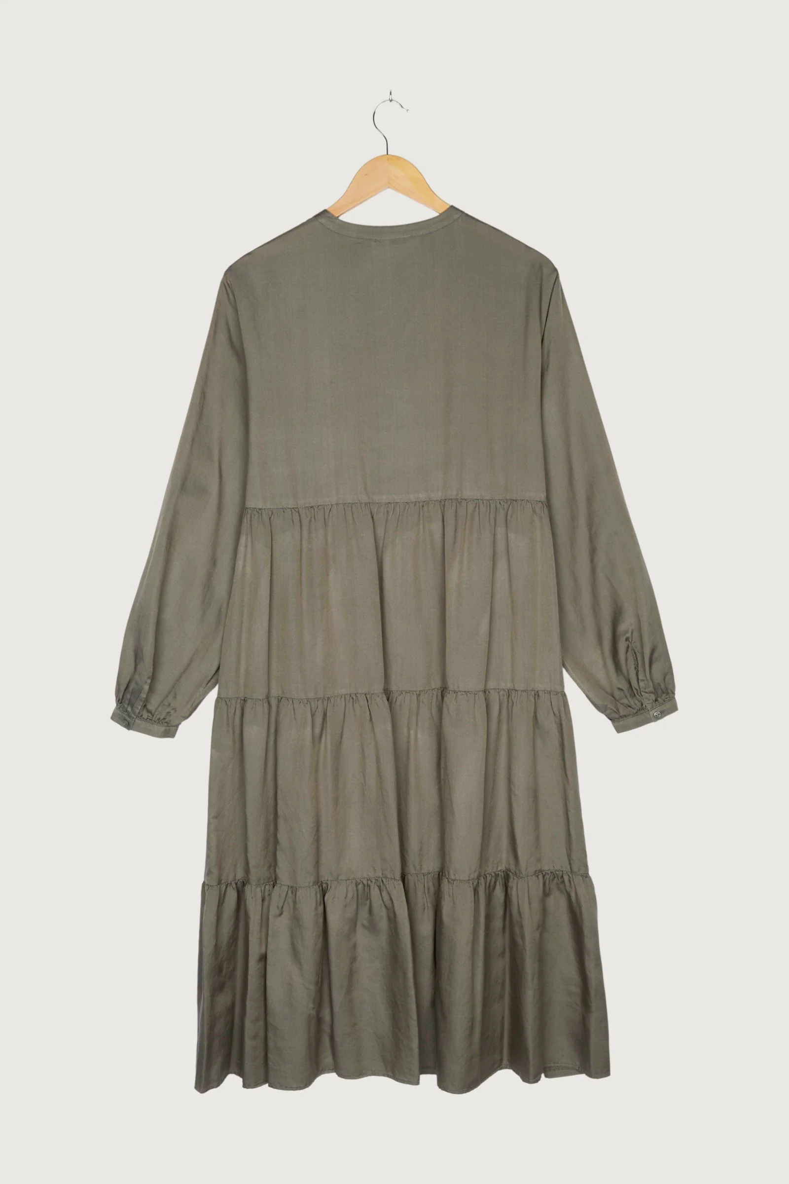Second Hand Midi-Kleid aus Bio-Baumwolle mit Seide - Image 5
