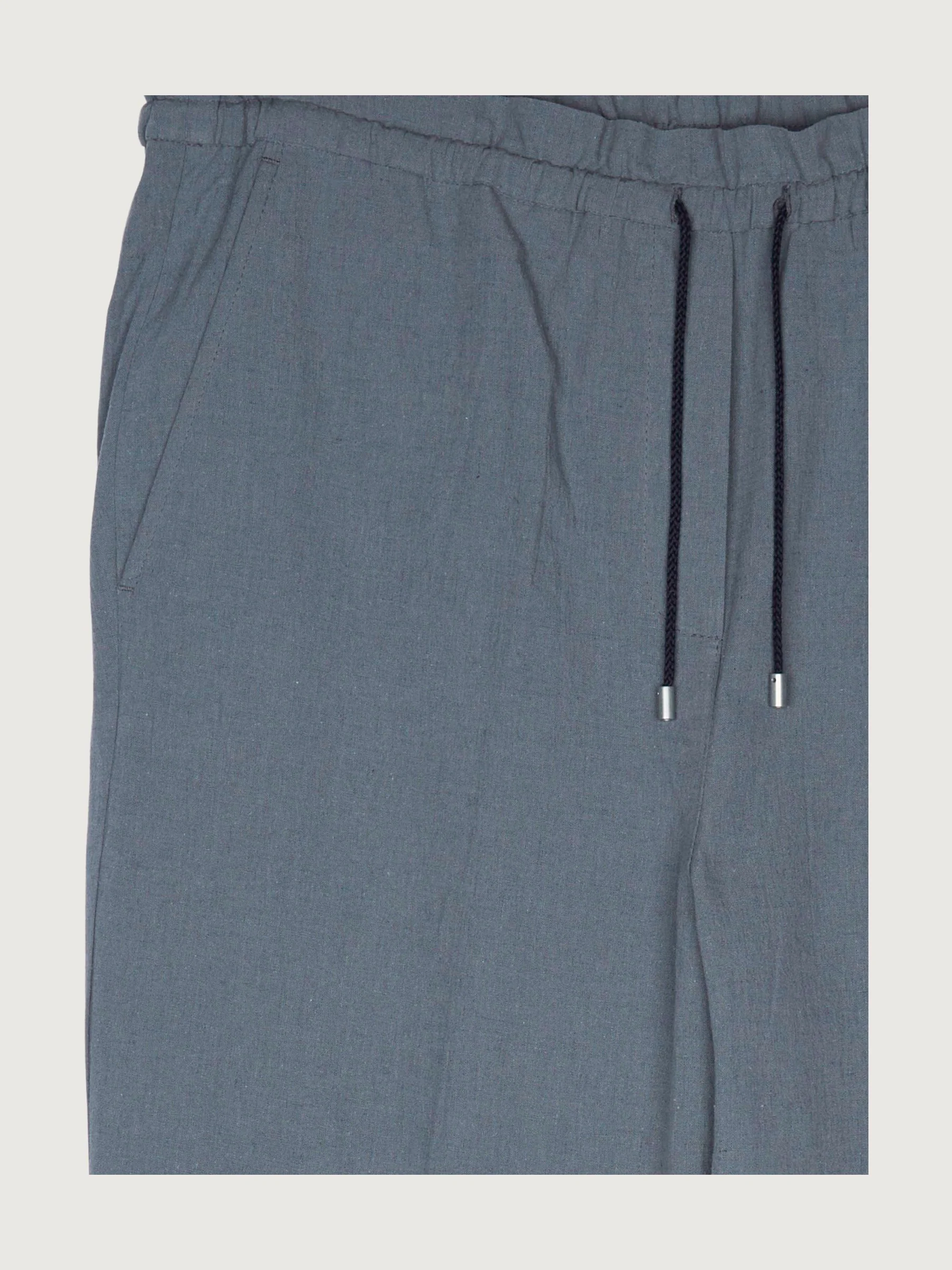 Secondhand Paperbag-Hose aus Bio-Baumwolle mit Leinen - Image 9