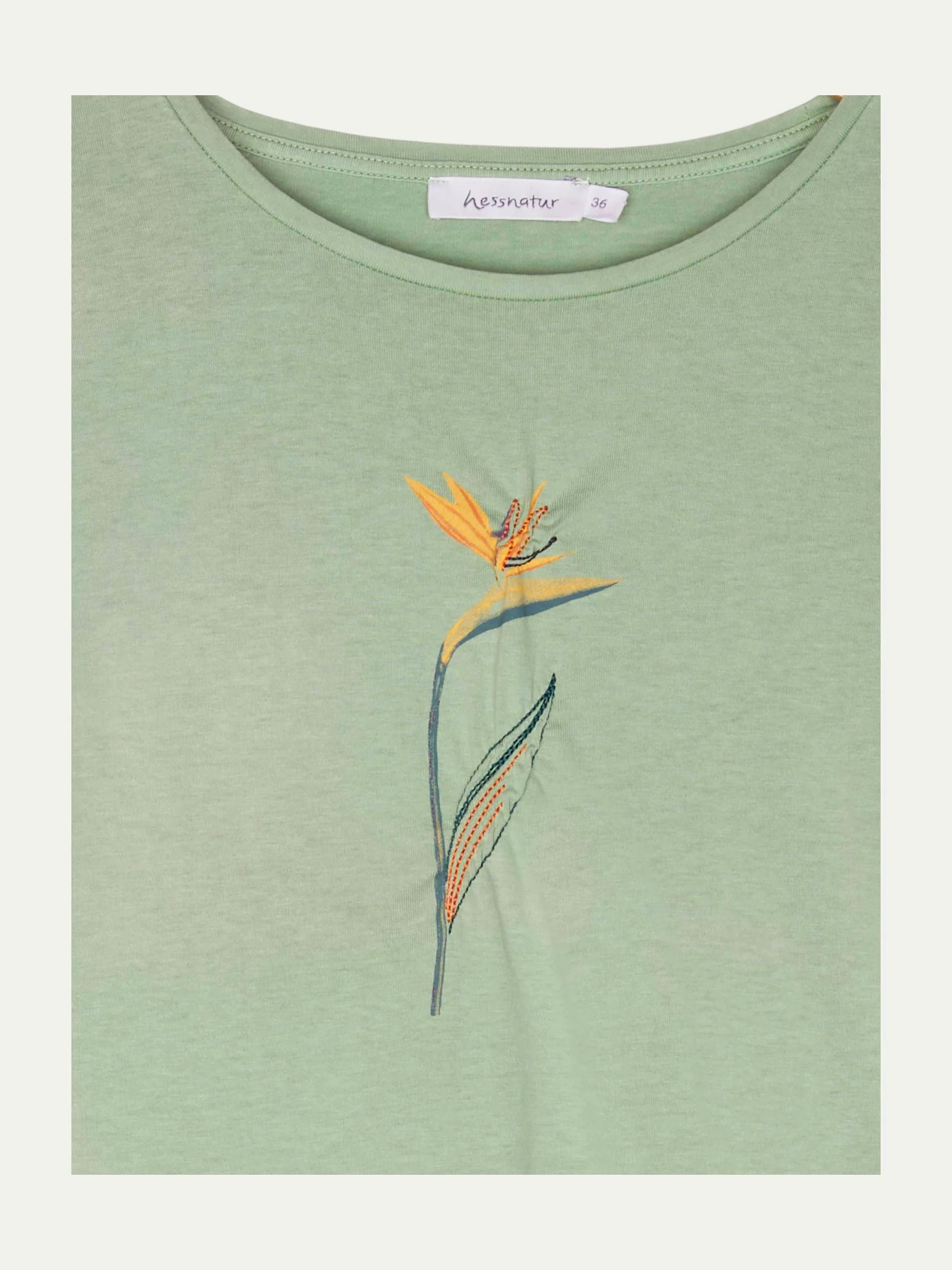 Second Hand Pflanzengefärbtes Shirt aus reiner Bio-Baumwolle - Image 12