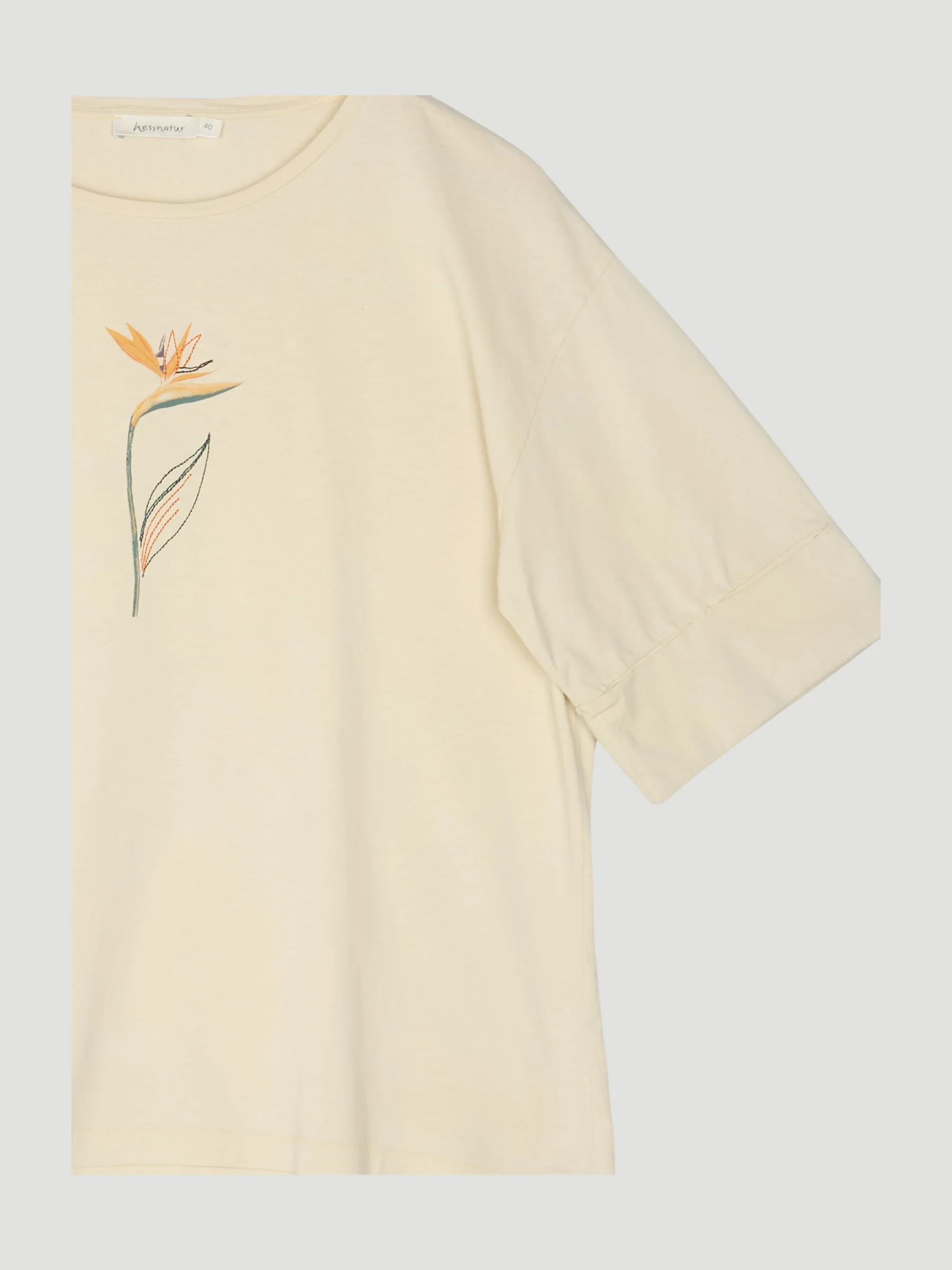 Second Hand Pflanzengefärbtes Shirt aus reiner Bio-Baumwolle - Image 3