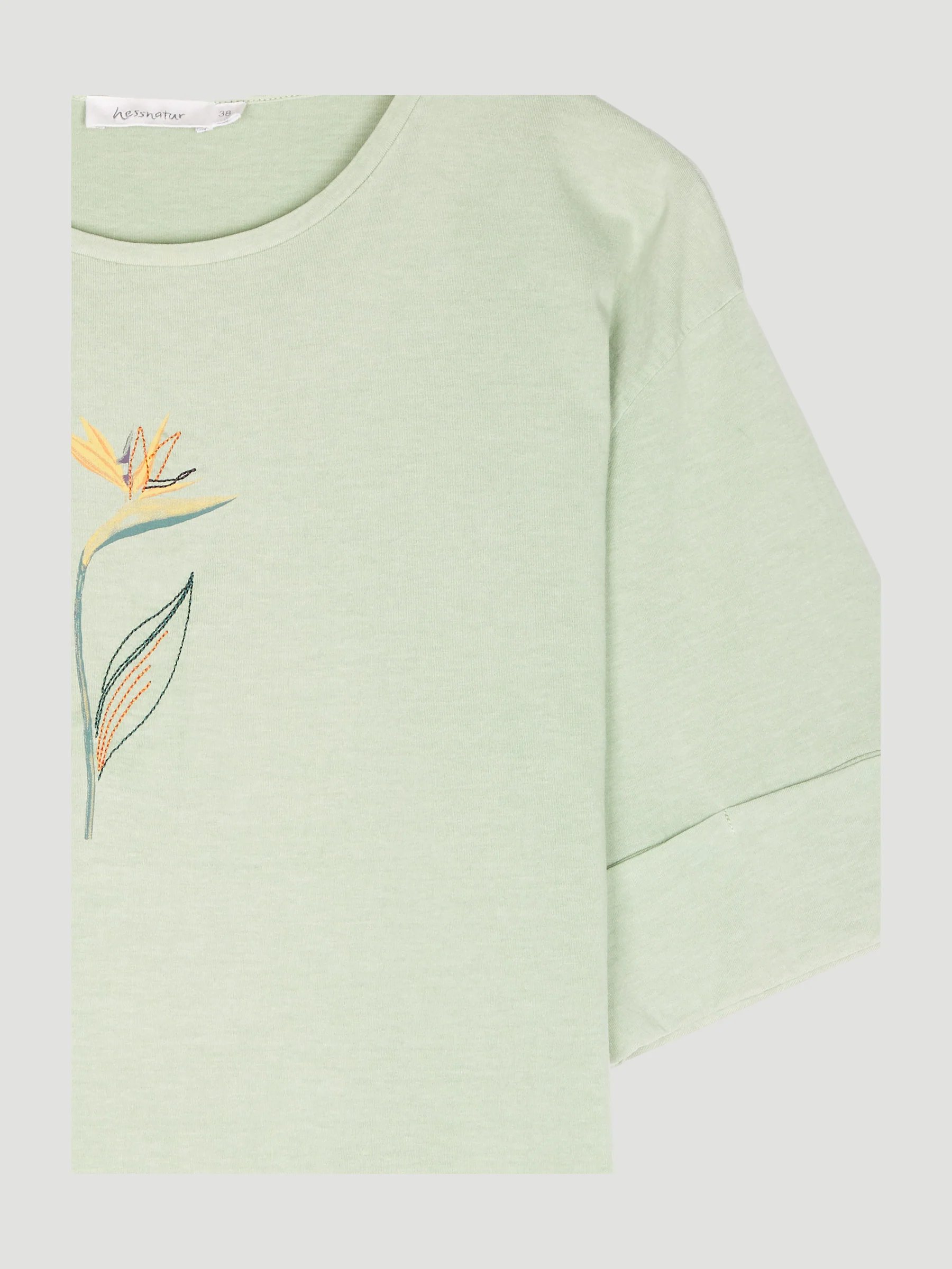 Second Hand Pflanzengefärbtes Shirt aus reiner Bio-Baumwolle - Image 6