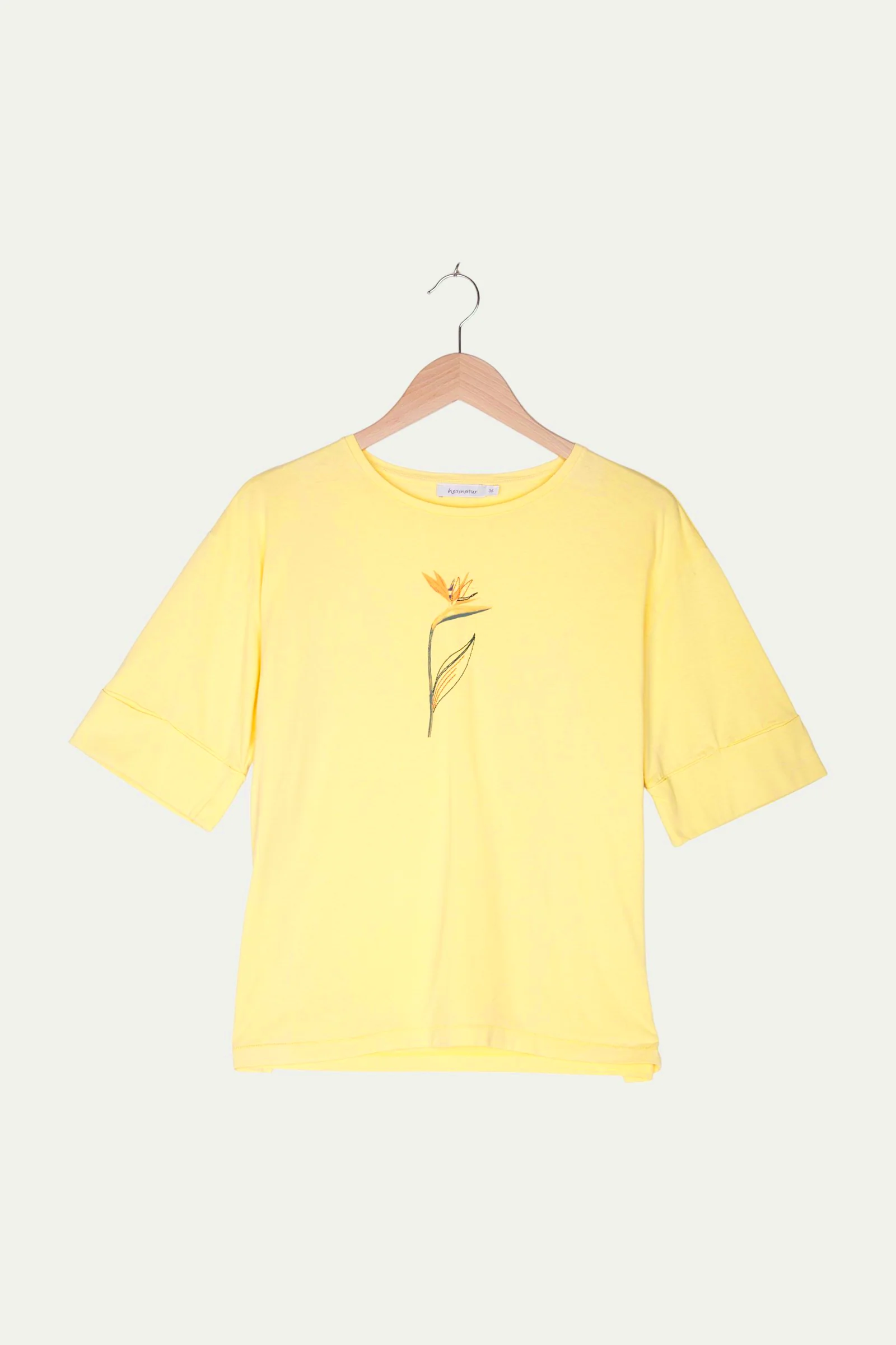 Second Hand Pflanzengefärbtes Shirt aus reiner Bio-Baumwolle - Image 7