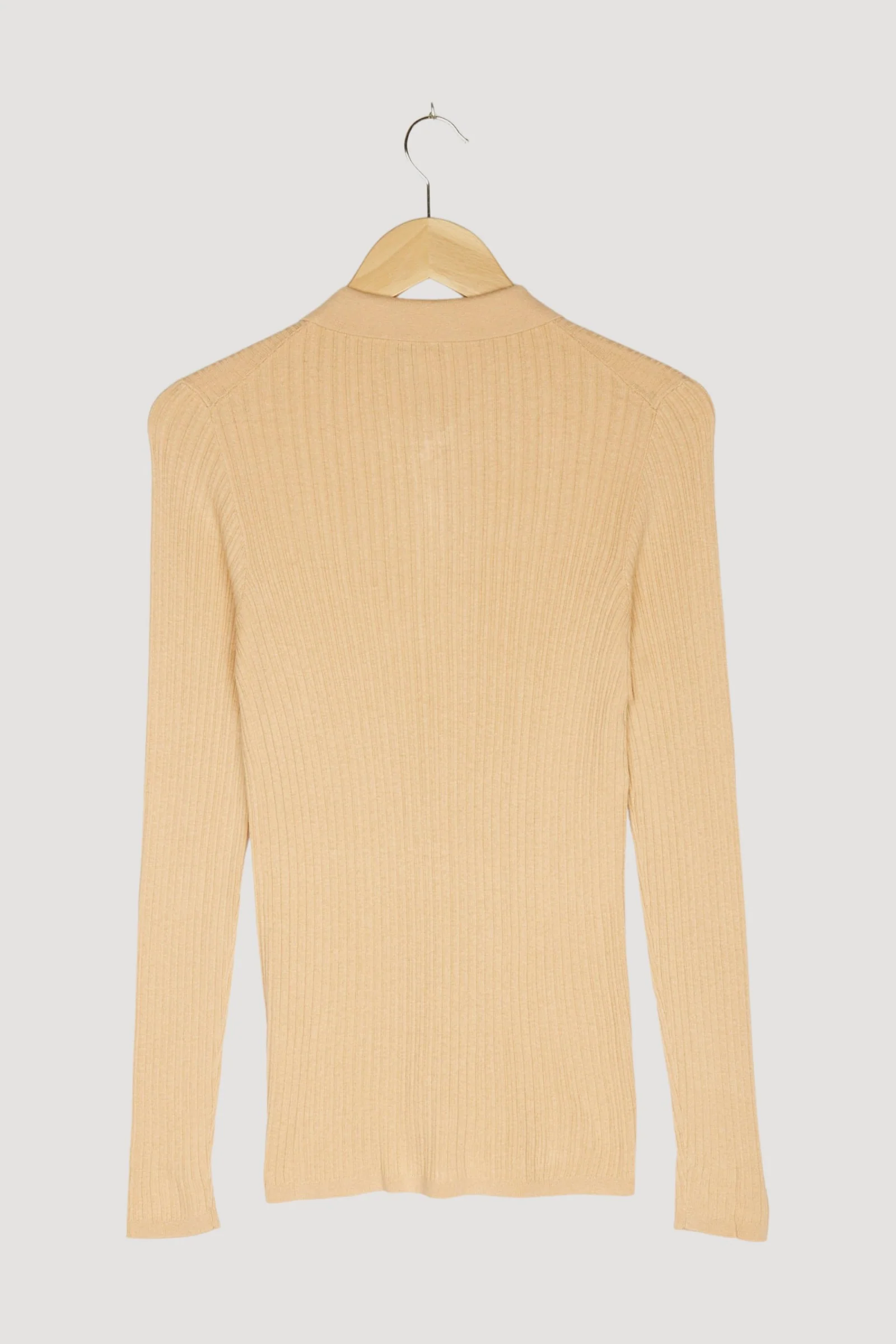 Second Hand Polo-Strickjacke aus Seide mit Baumwolle - Image 5