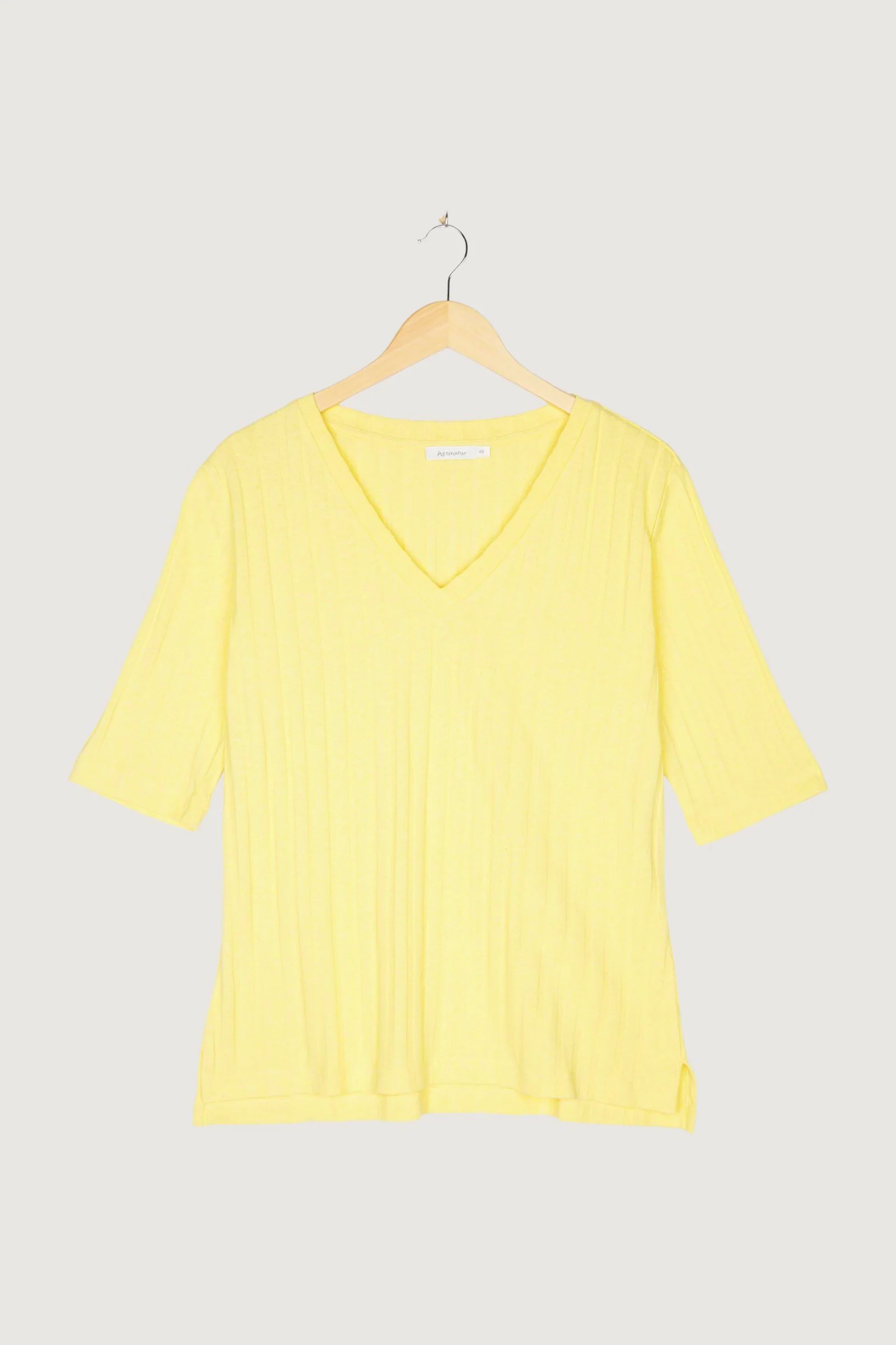 Second Hand Shirt aus Bio-Baumwolle mit Leinen - Image 4