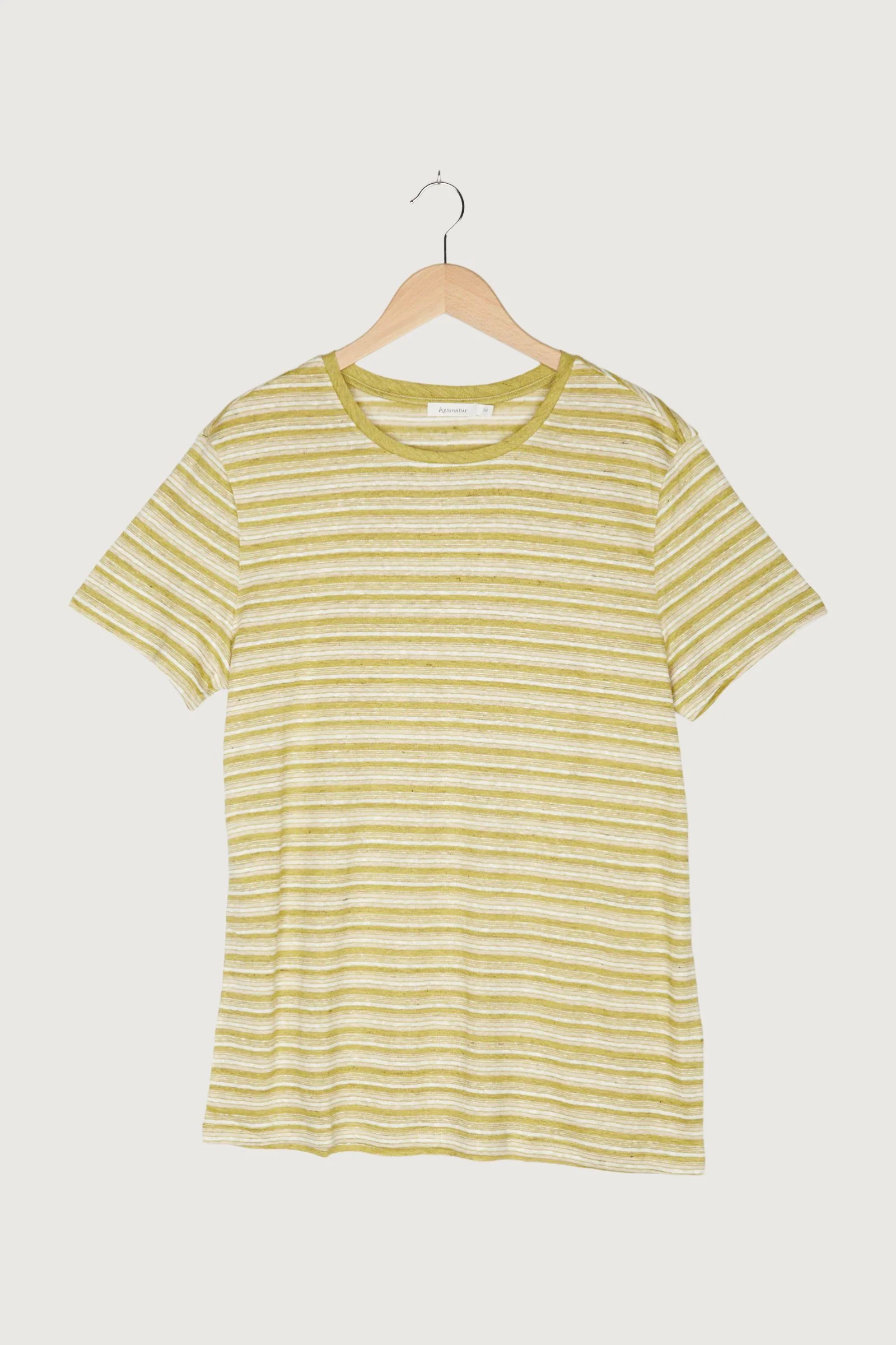 Secondhand Streifen-Shirt aus reinem Leinen - Image 13