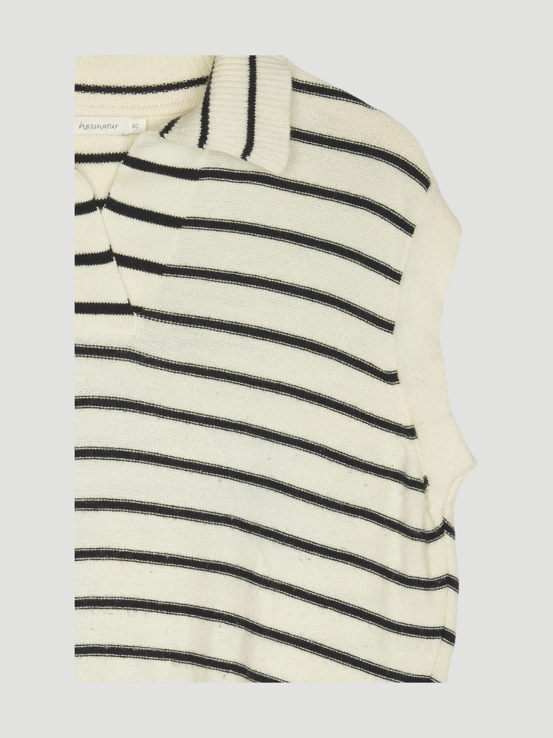 Second Hand Strick-Polo aus Bio-Baumwolle und Bio-Merinowolle - Image 3