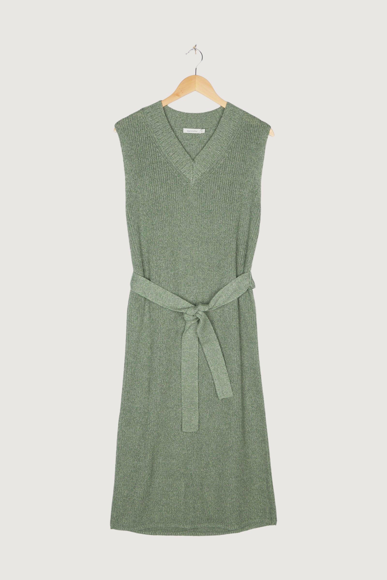 Second Hand Strickkleid aus Bio-Baumwolle mit Leinen - Image 10