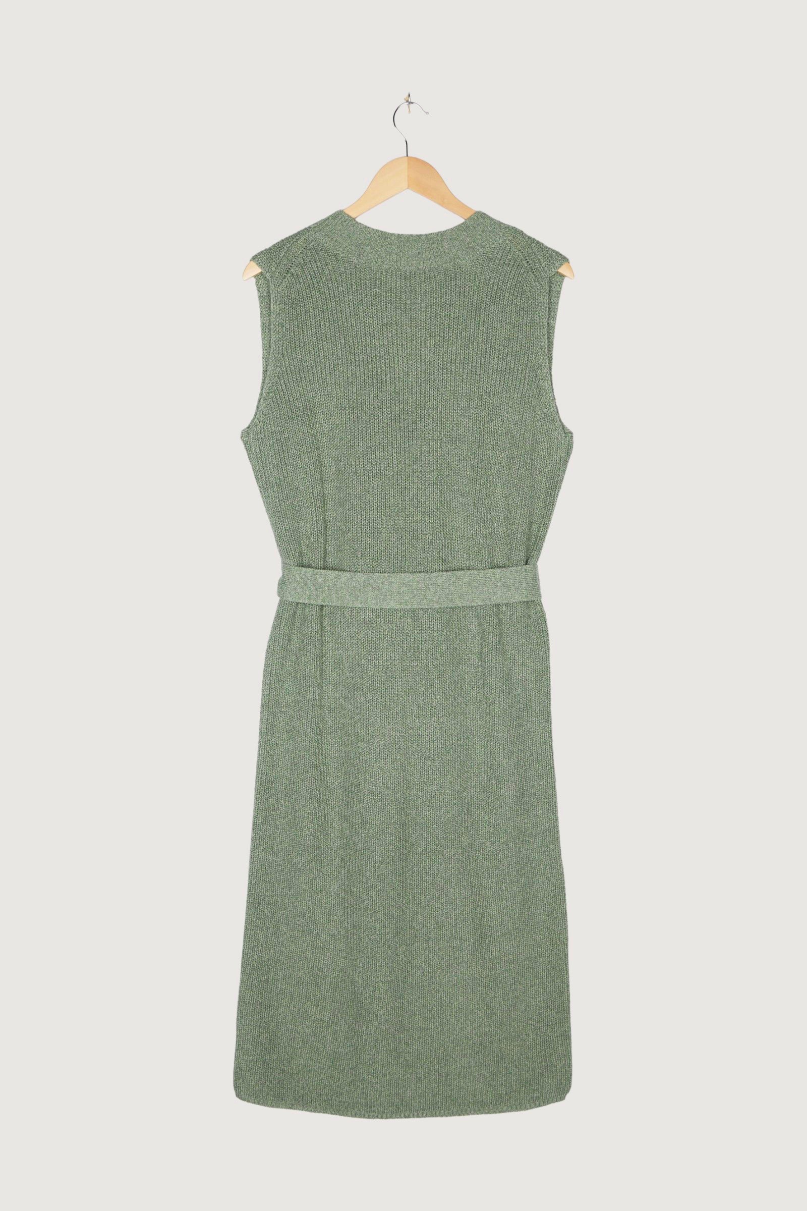 Second Hand Strickkleid aus Bio-Baumwolle mit Leinen - Image 11