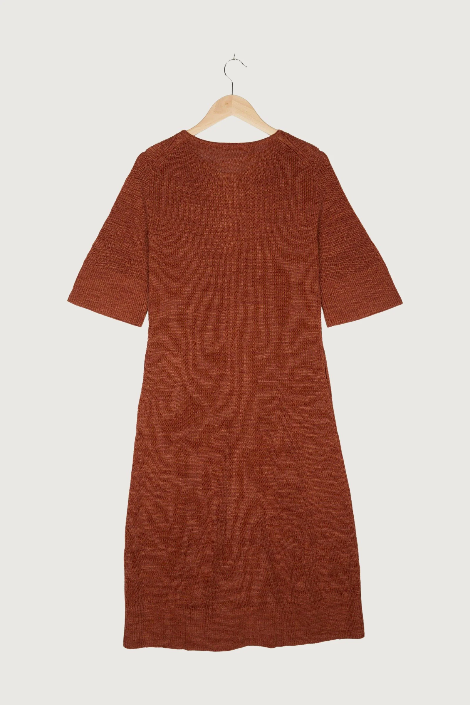 Second Hand Strickkleid aus Leinen mit Bio-Baumwolle - Image 5