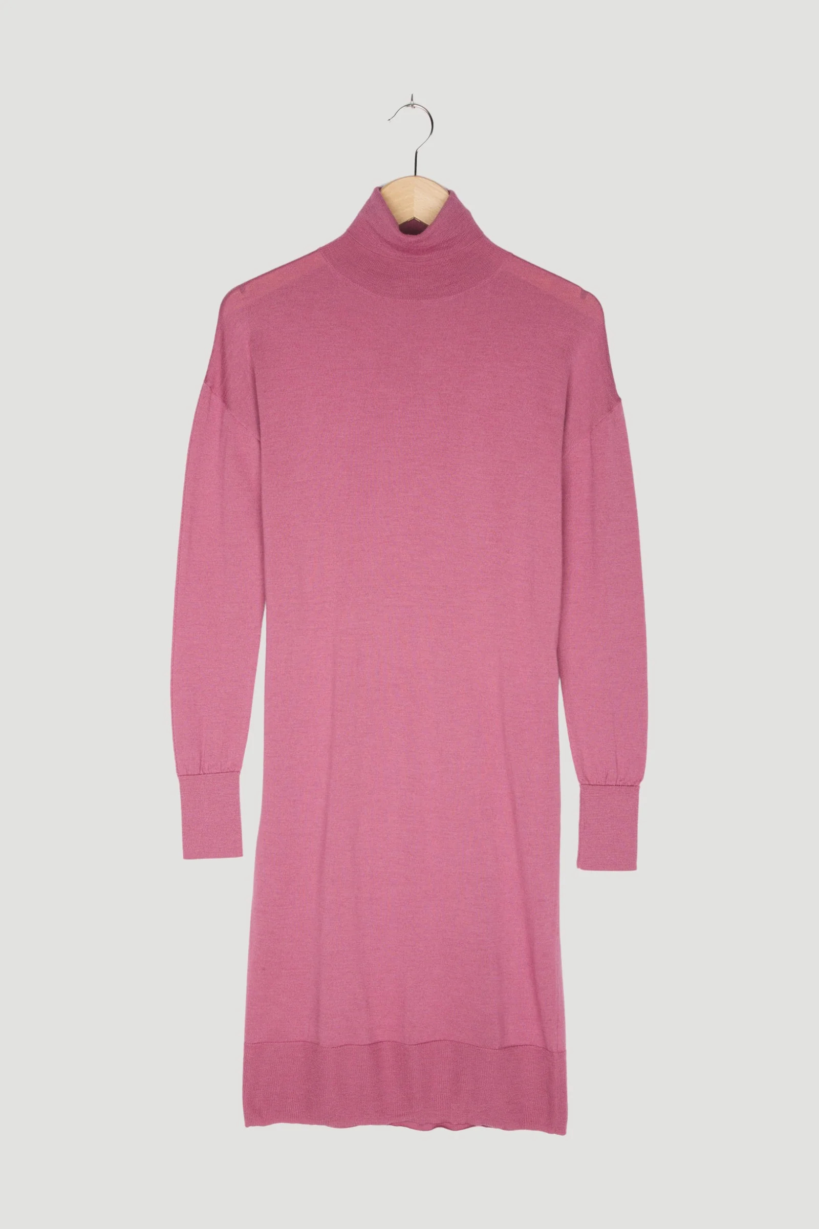 Secondhand Strickkleid pflanzengefärbt aus reiner Merinowolle - Image 4