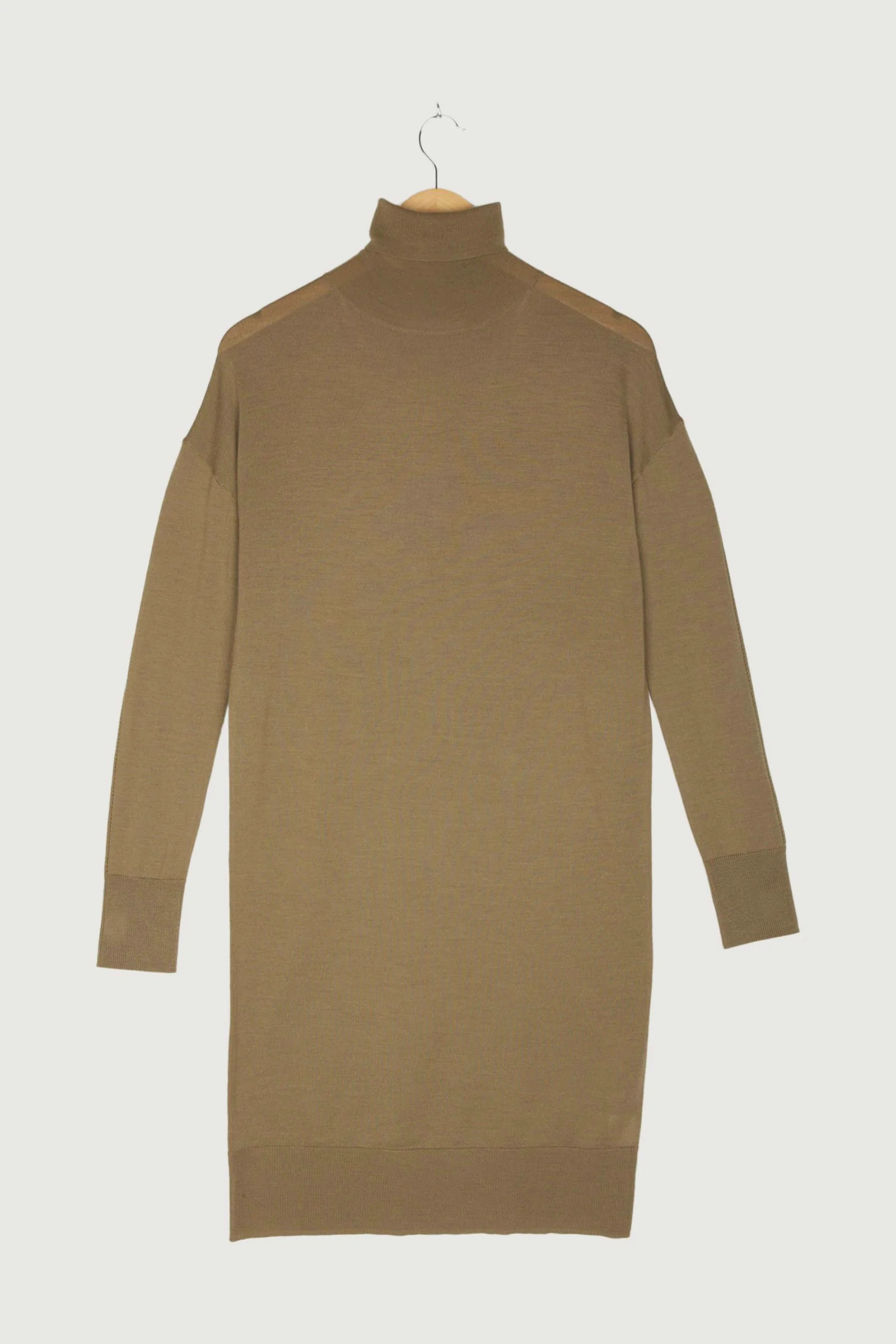 Secondhand Strickkleid pflanzengefärbt aus reiner Merinowolle - Image 9