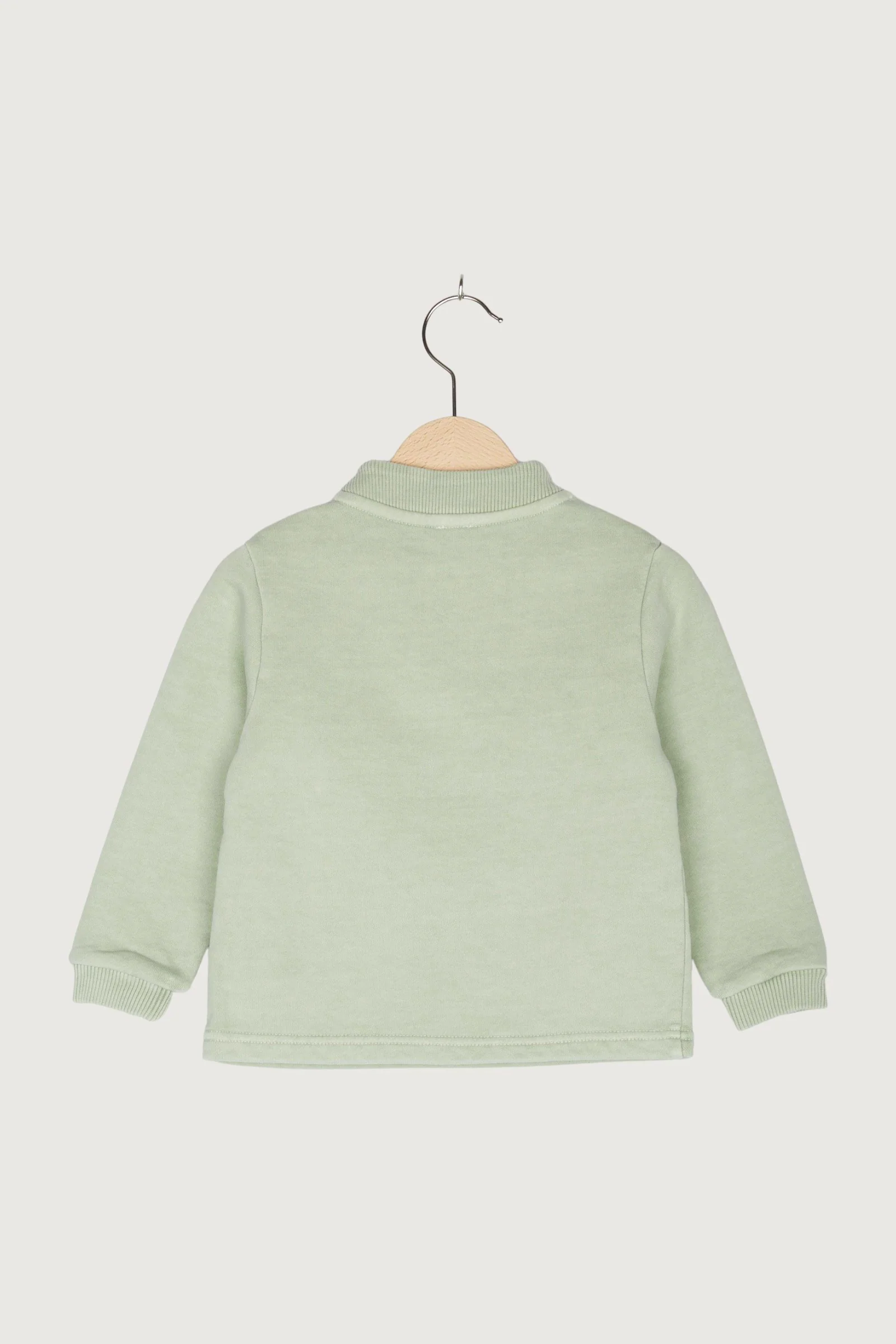 Second Hand Sweatshirt mineralisch gefärbt aus reiner Bio-Baumwolle - Image 5