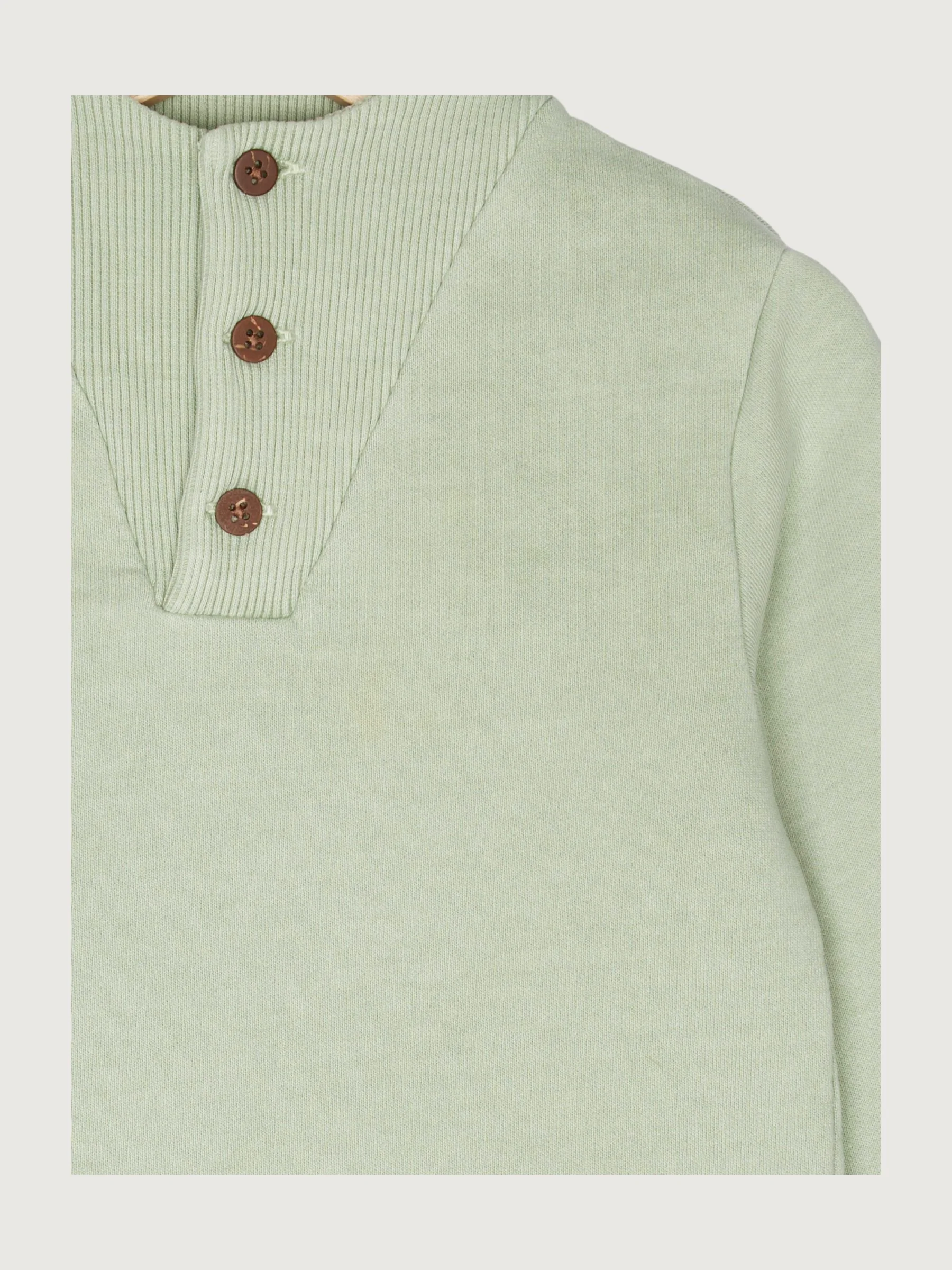 Second Hand Sweatshirt mineralisch gefärbt aus reiner Bio-Baumwolle - Image 6