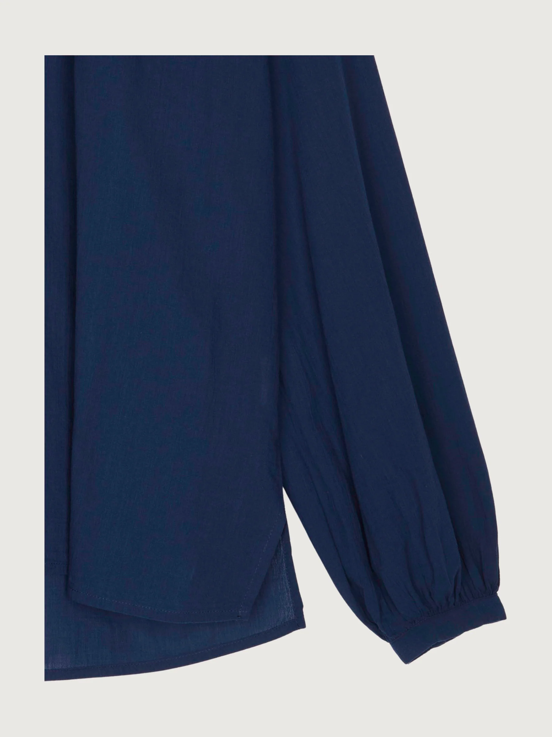 Second Hand Tunika-Bluse aus reiner Bio-Baumwolle - Image 11