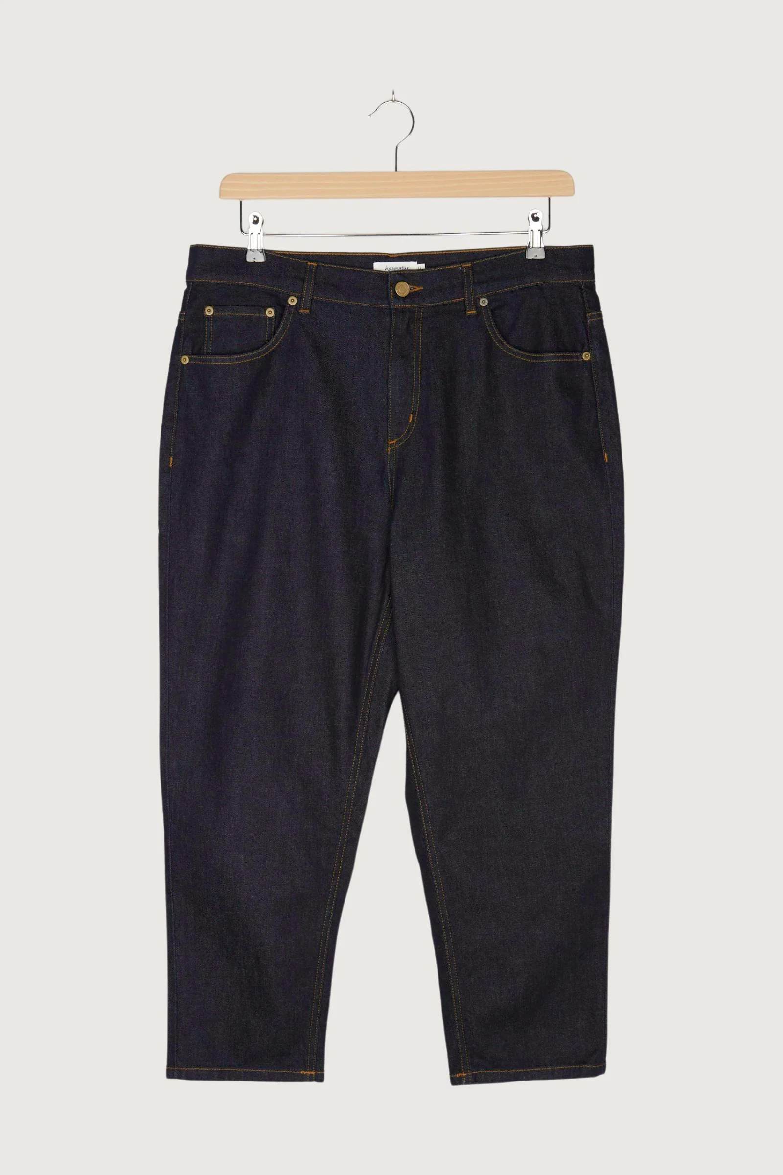 Second Hand Wolldenim Jeans Barrel Leg aus Bio-Baumwolle mit Schurwolle - Image 4