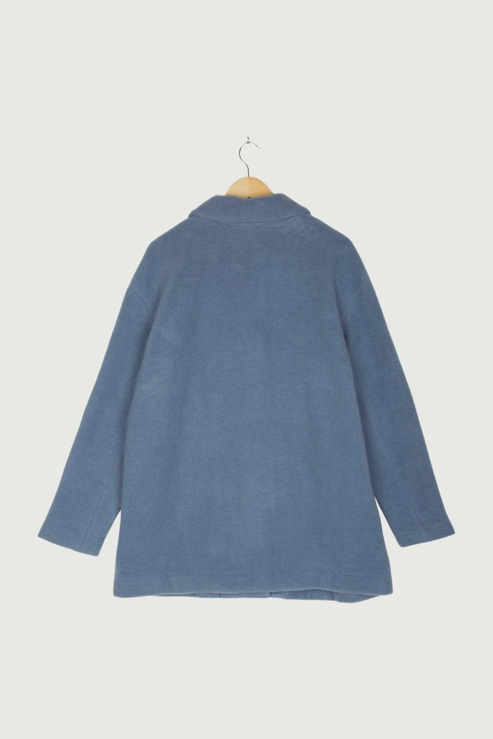 Second Hand Wollfleece Kurzmantel aus reiner Bio-Merinowolle - Image 2