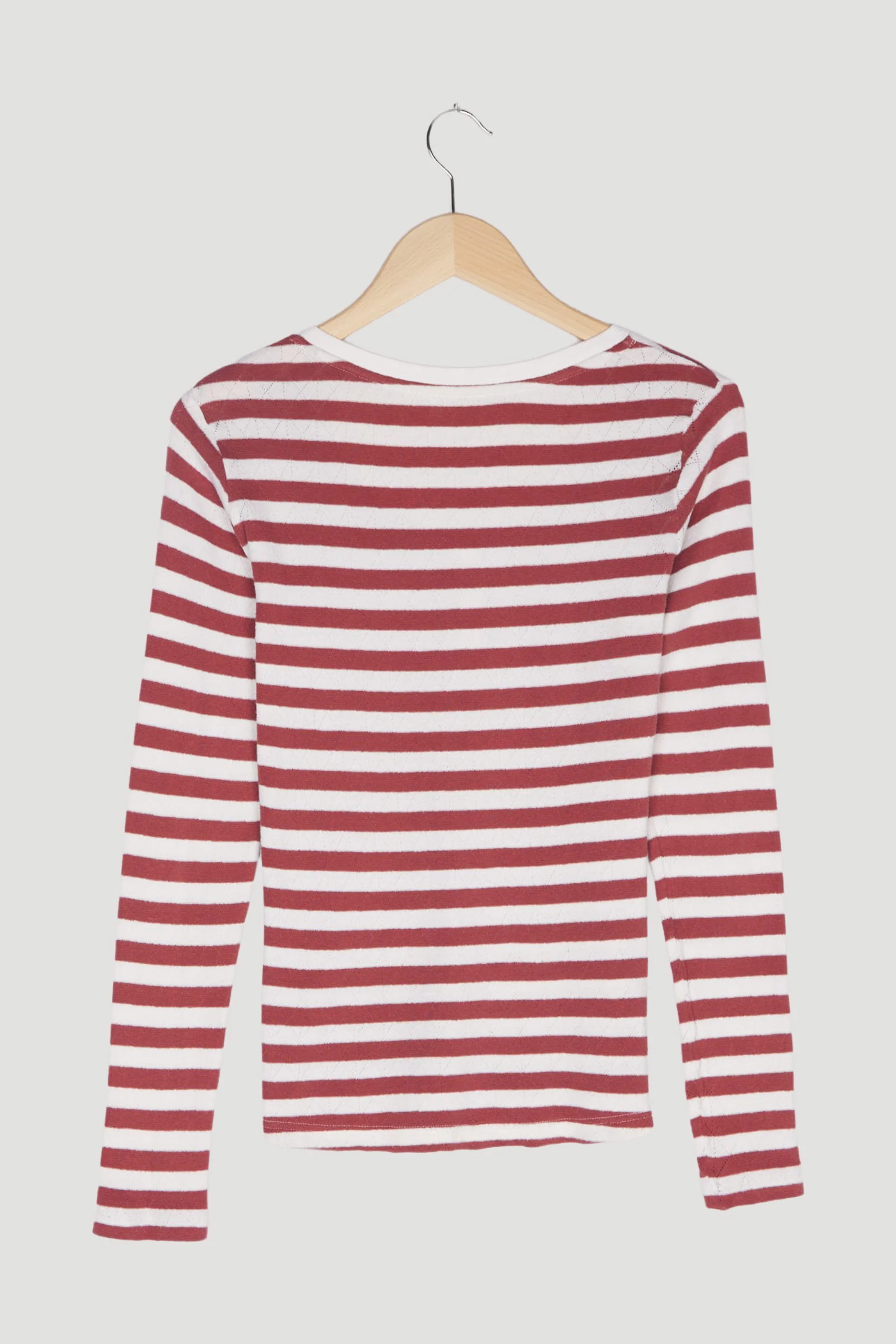 Secondhand Ajour-Henleyshirt aus Bio-Baumwolle - Image 2