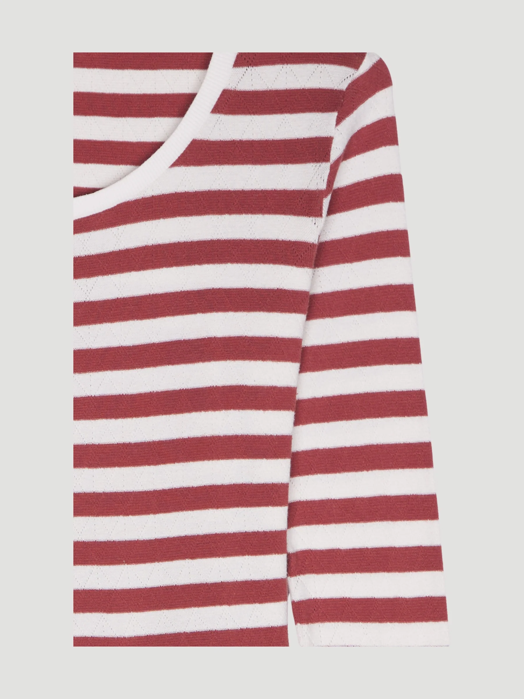 Secondhand Ajour-Henleyshirt aus Bio-Baumwolle - Image 3