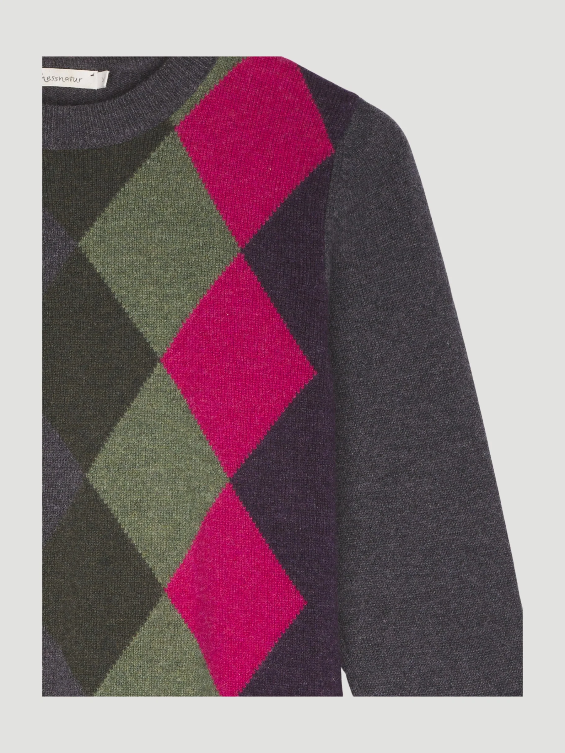 Secondhand Argyle-Pullover aus reiner Lambswool - Image 3