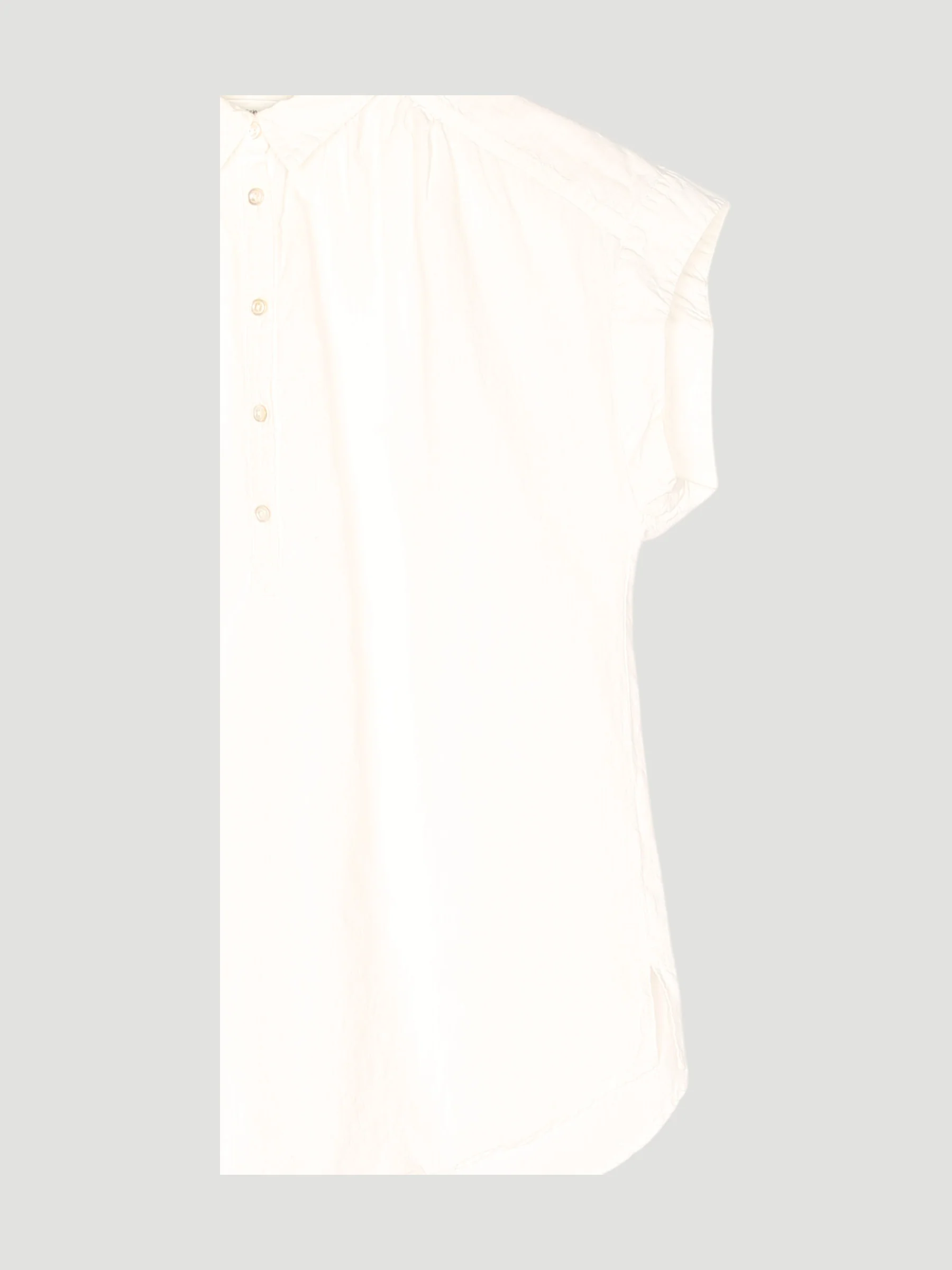 Secondhand Ärmellose Bluse aus Bio-Baumwolle mit Leinen - Image 3