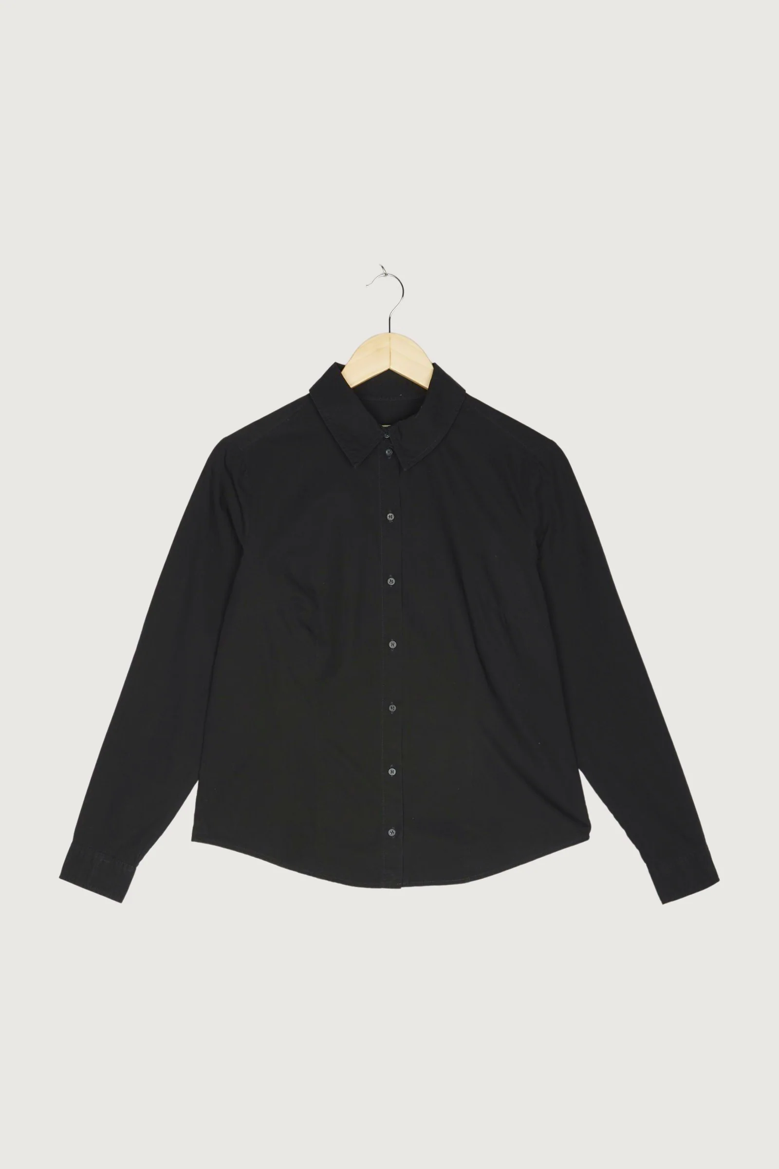 Secondhand Basic-Bluse aus reiner Bio-Baumwolle