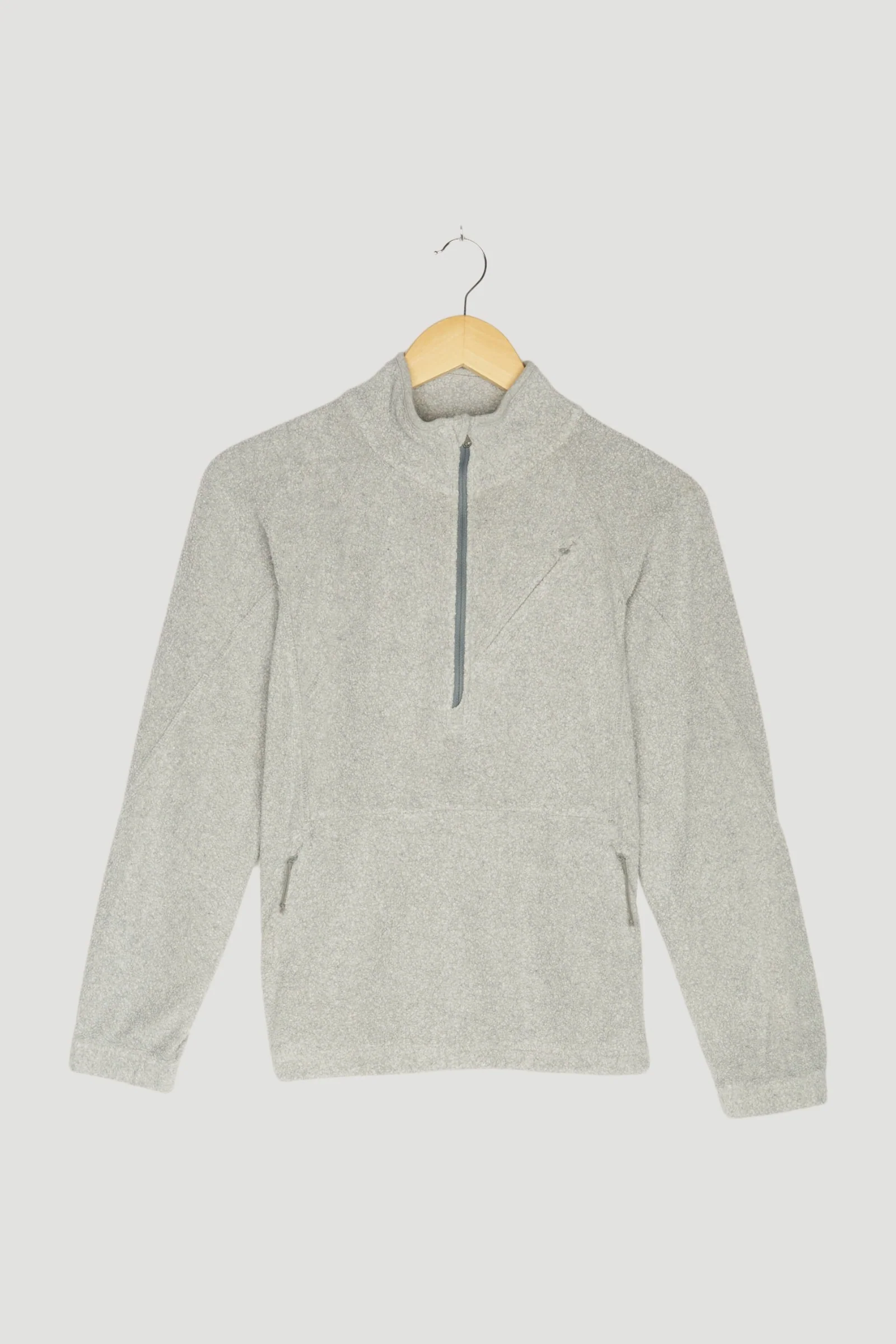 Secondhand BetterRecycling Fleece-Troyer aus reiner Bio-Baumwolle